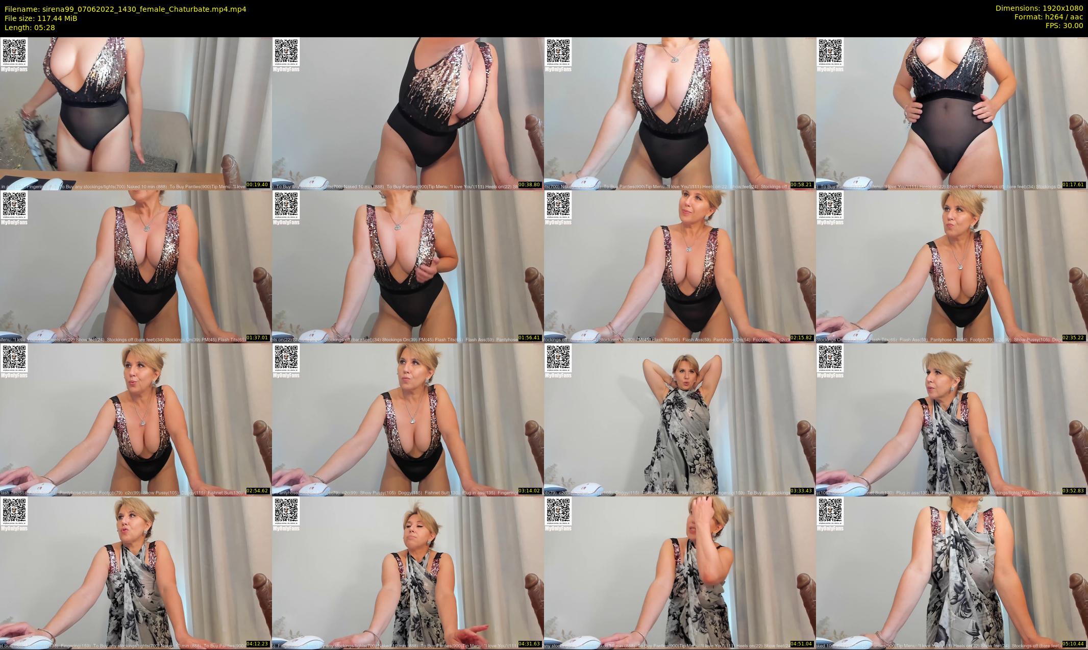 sirena99 — 6 minute Chaturbate female cam show recording, 1080p, Jun 7, 2022