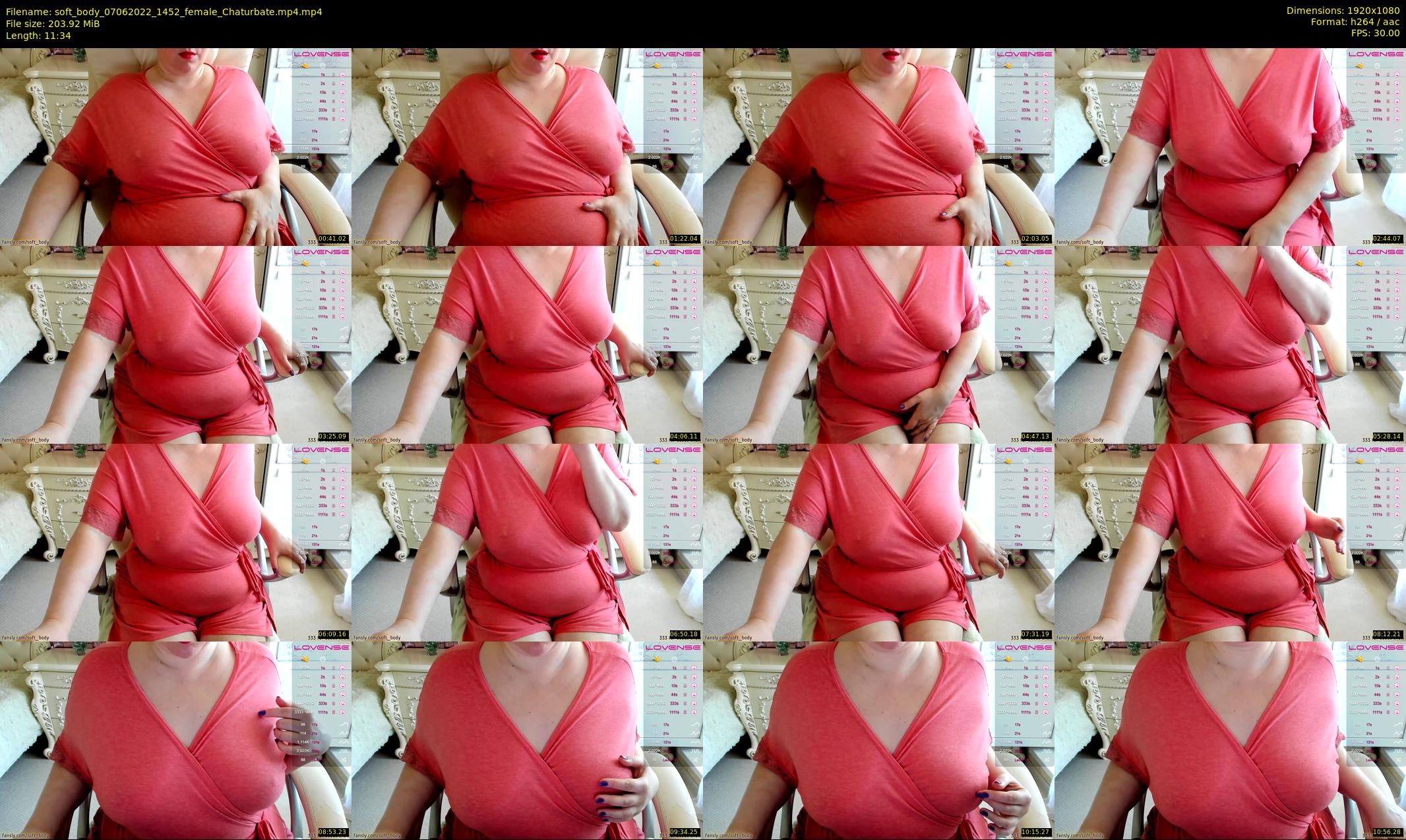 soft_body — 12 minute Chaturbate female cam show recording, 1080p, Jun 7, 2022