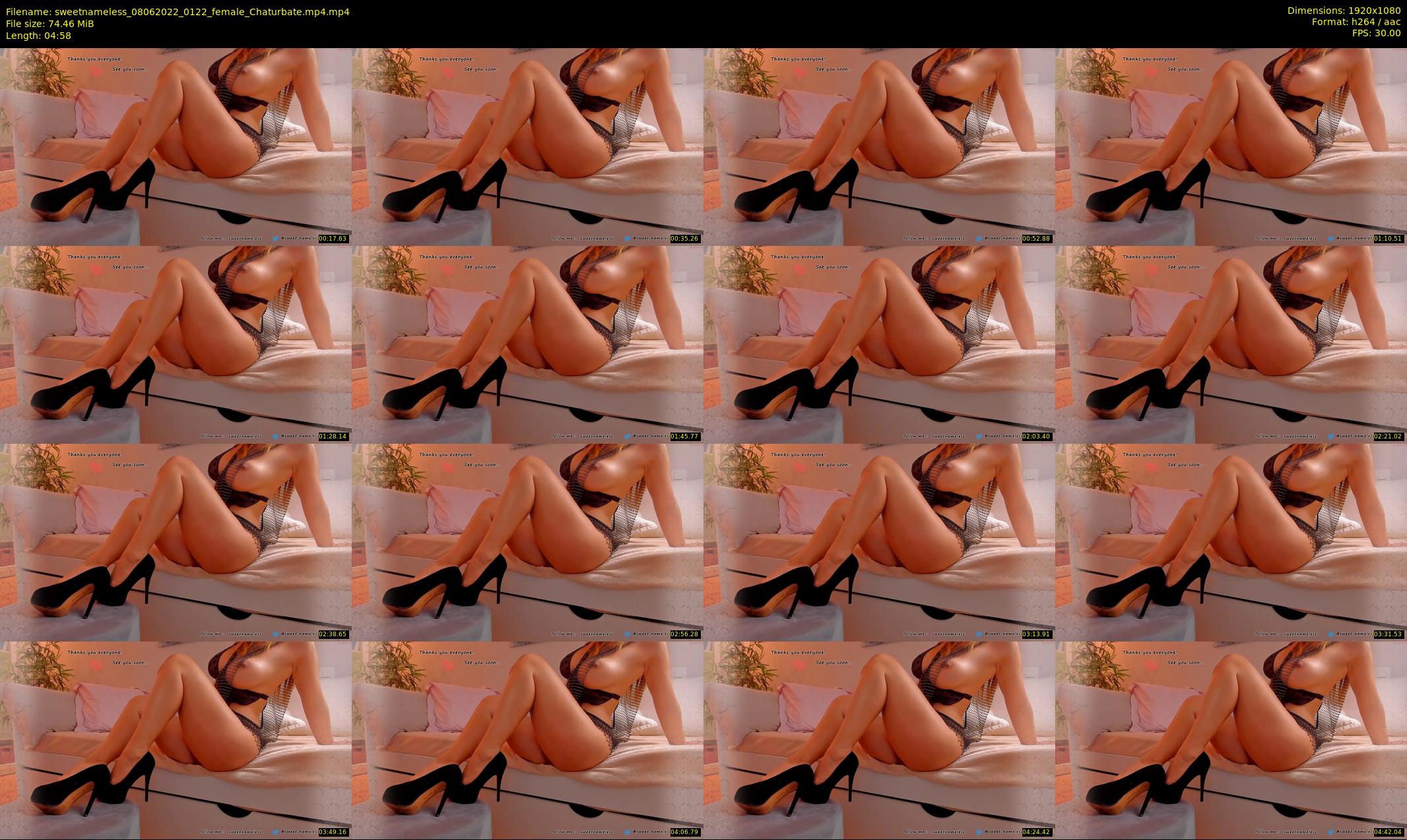 sweetnameless — 5 minute Chaturbate couple cam show recording, 1080p, Jun 8, 2022