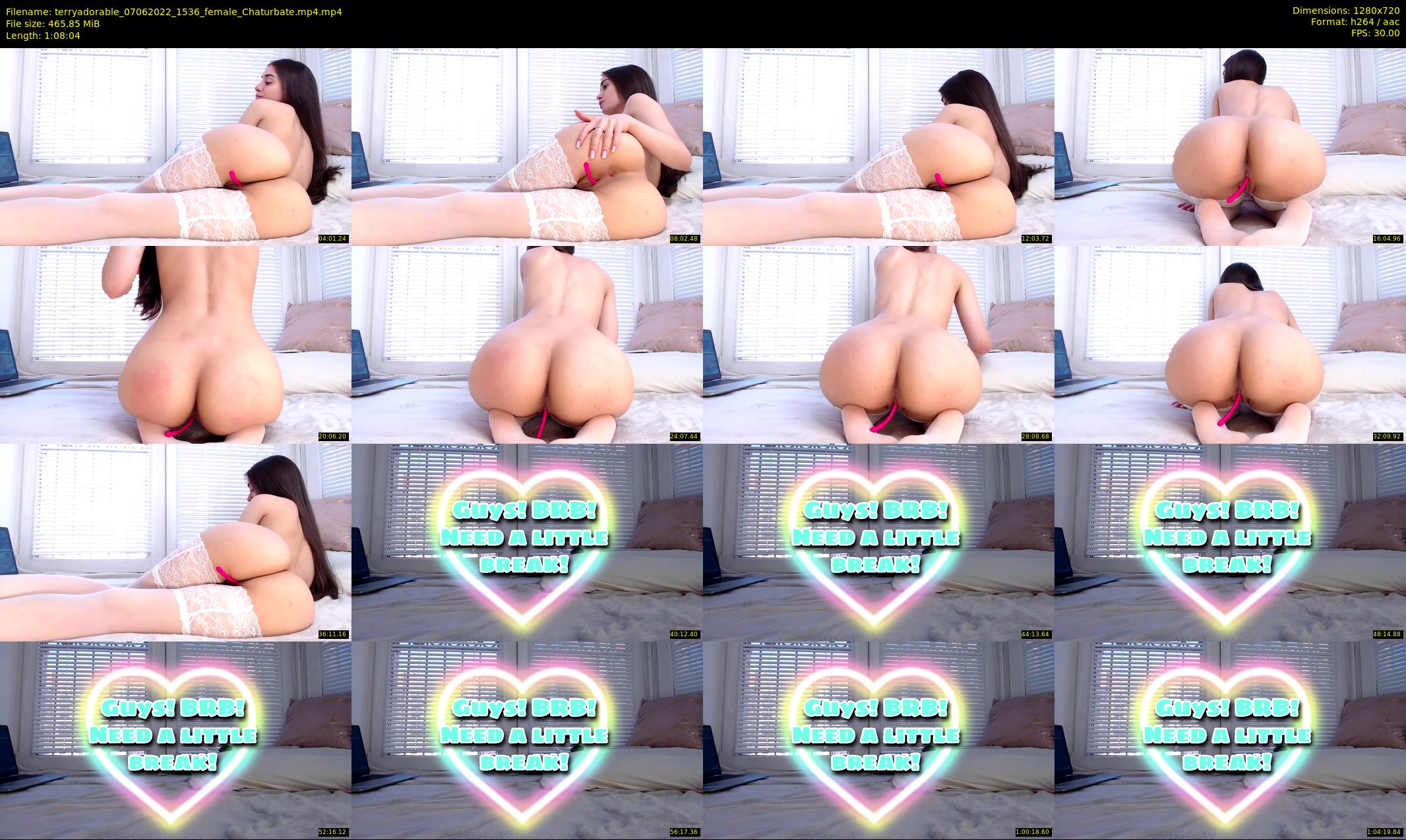 terryadorable — 69 minute Chaturbate female cam show recording, 720p, Jun 7, 2022