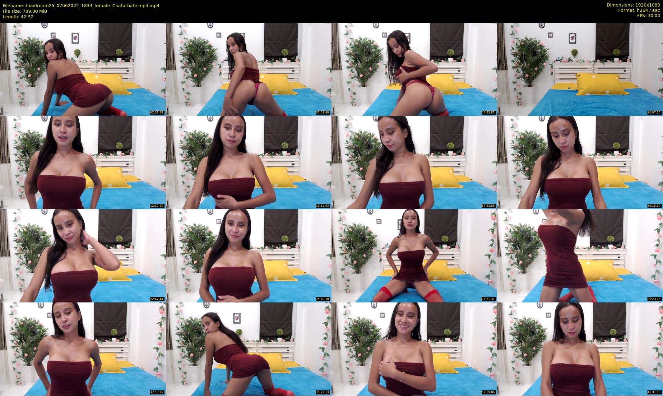 thaidream25 — 43 minute Chaturbate female cam show recording, 1080p, Jun 7, 2022