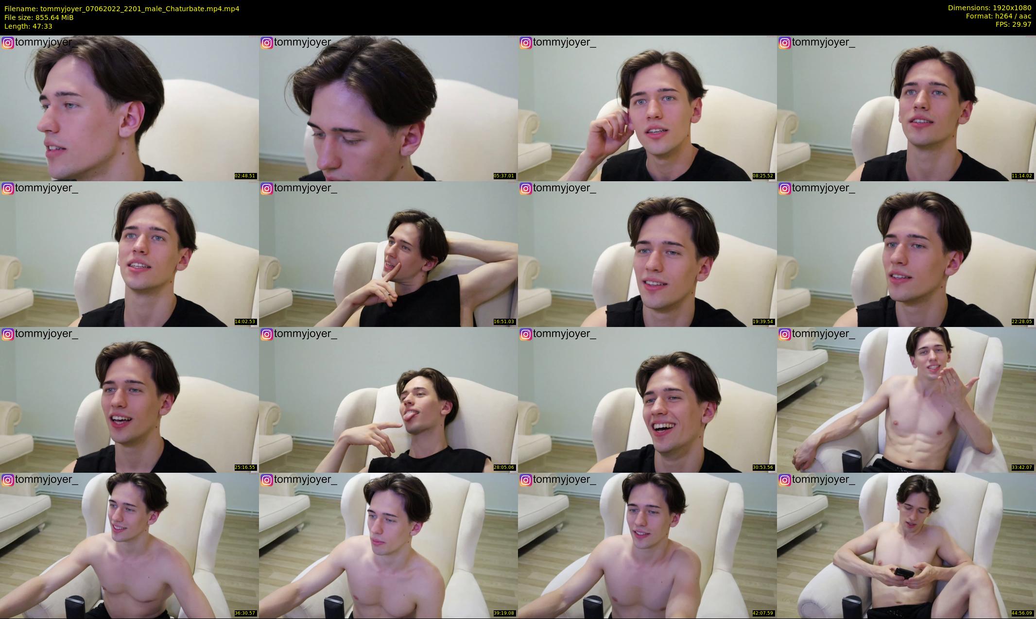 tommyjoyer — 48 minute Chaturbate male cam show recording, 1080p, Jun 7, 2022