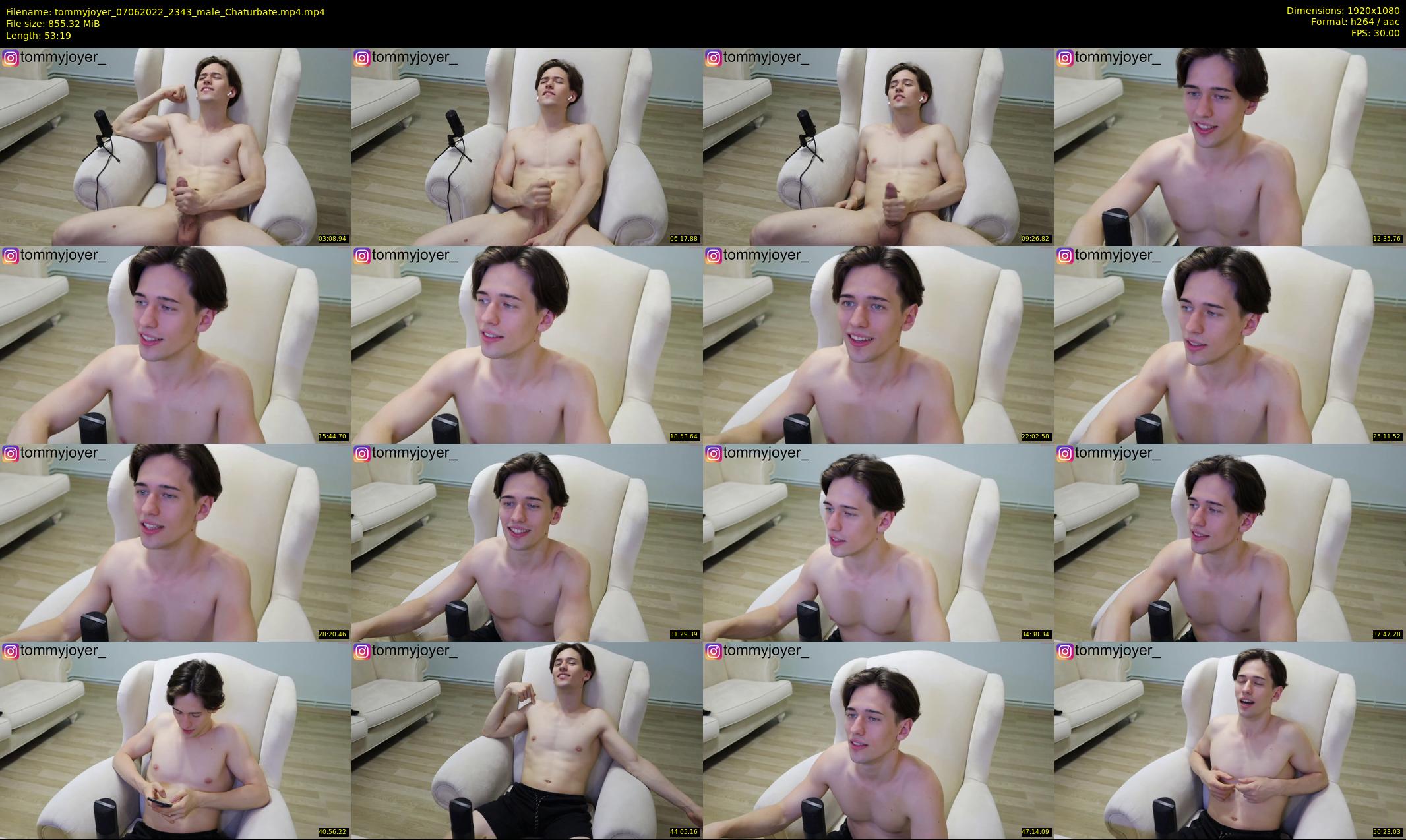 tommyjoyer — 54 minute Chaturbate male cam show recording, 1080p, Jun 7, 2022
