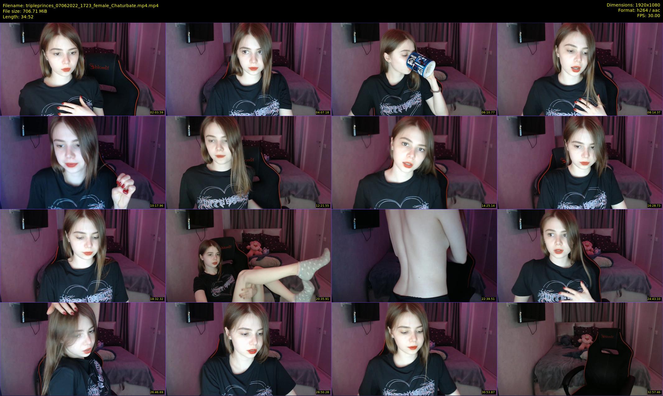 tripleprinces — 35 minute Chaturbate female cam show recording, 1080p, Jun 7, 2022