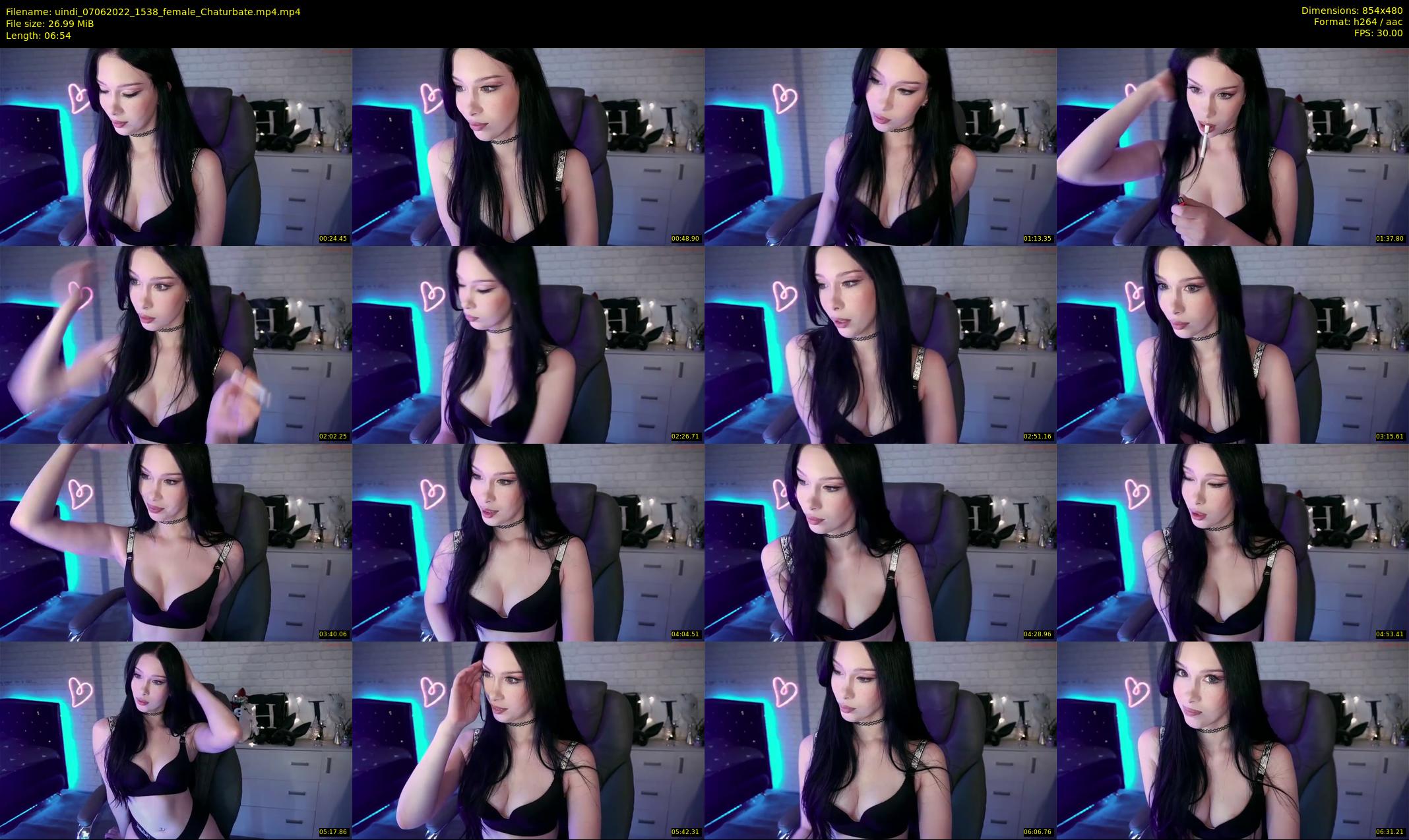 uindi — 7 minute Chaturbate female cam show recording, 480p, Jun 7, 2022