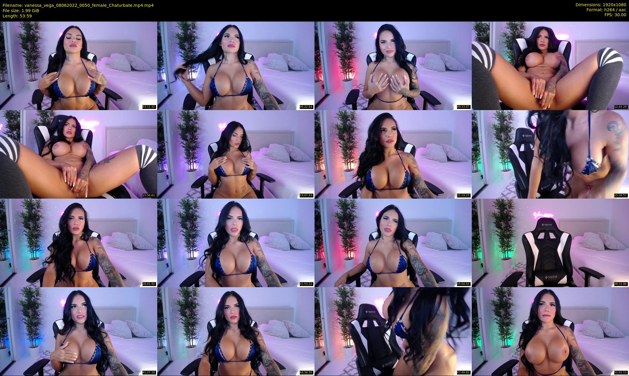 vanessa_vega — 54 minute Chaturbate female cam show recording, 1080p, Jun 8, 2022