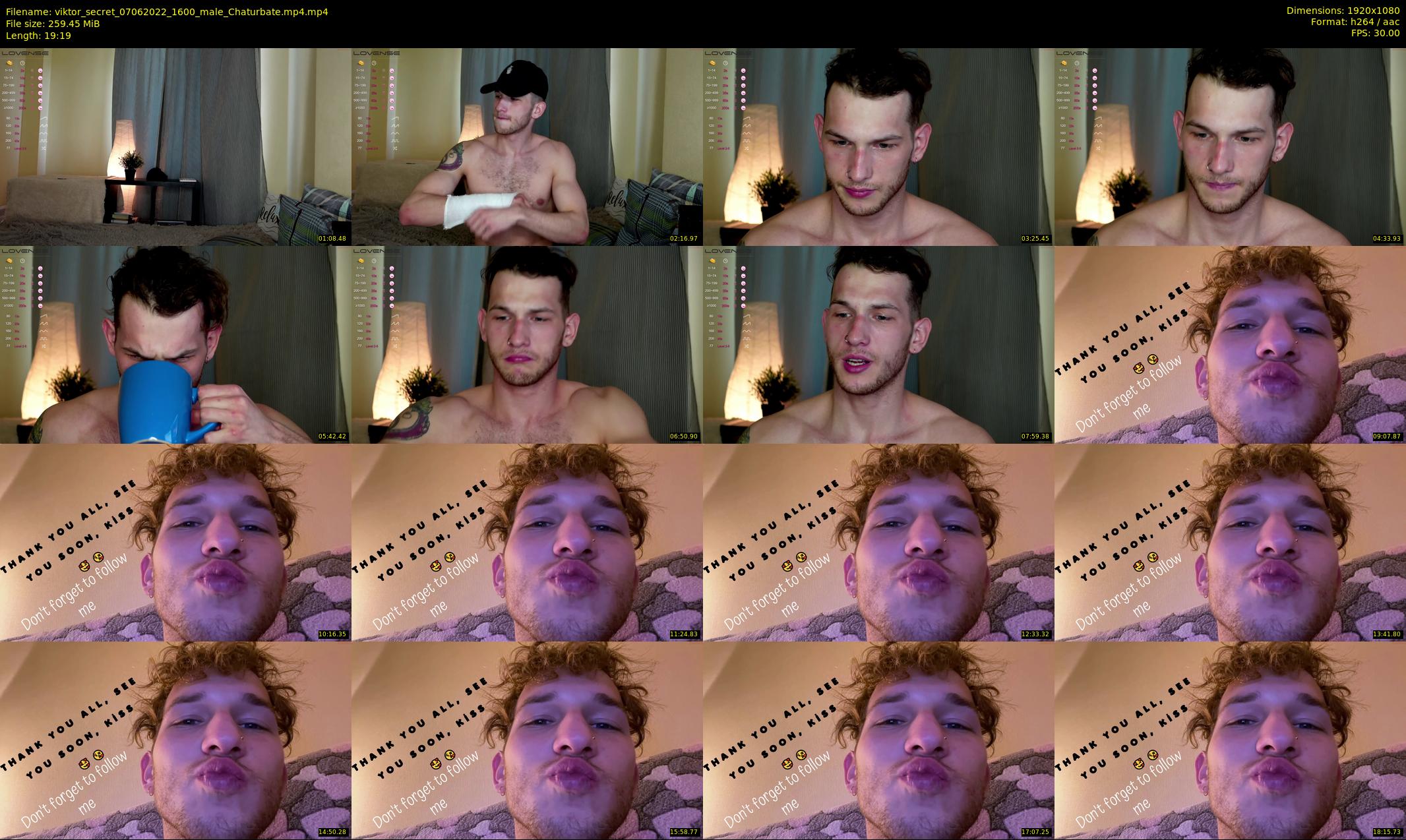 viktor_secret — 20 minute Chaturbate male cam show recording, 1080p, Jun 7, 2022