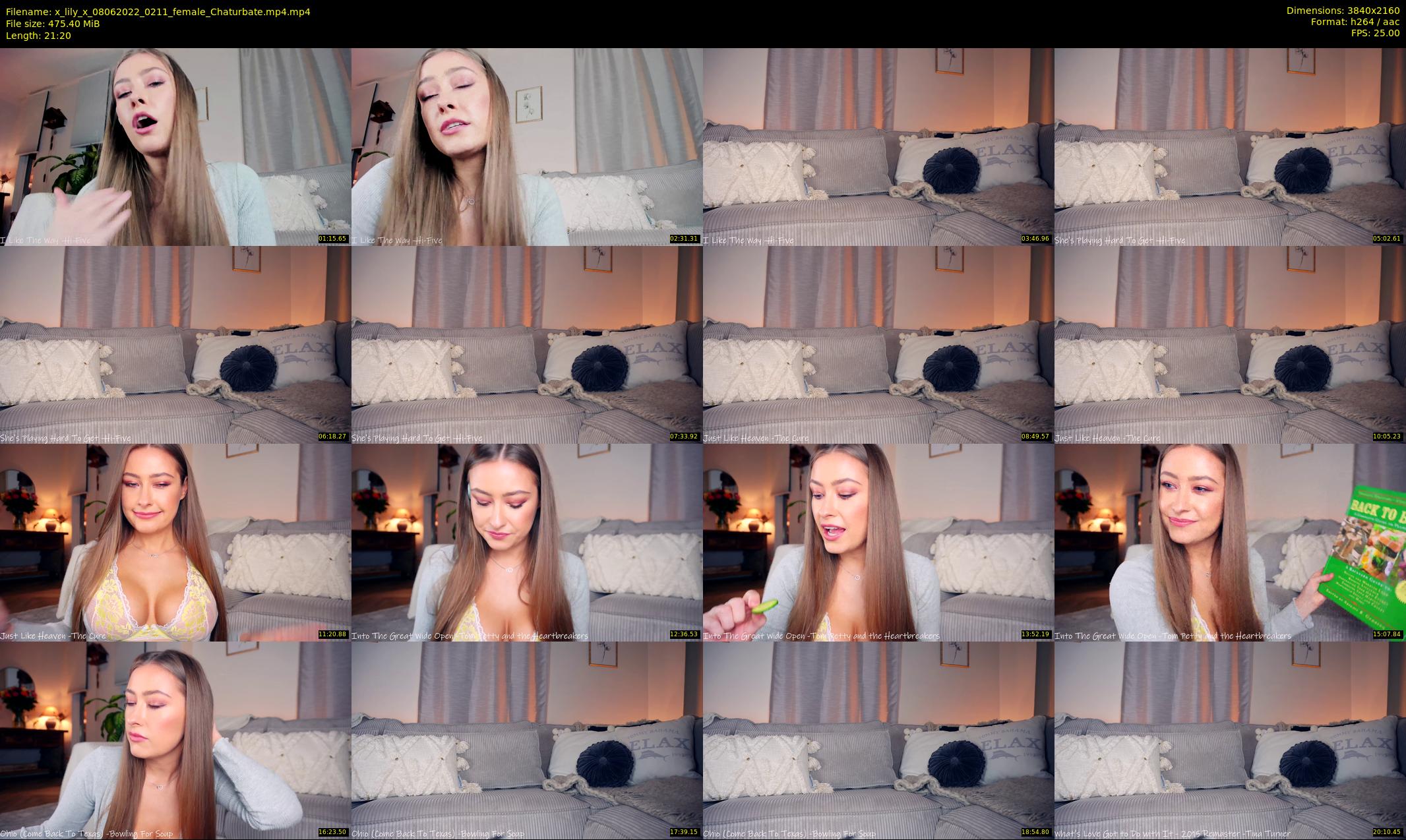 x_lily_x — 22 minute Chaturbate female cam show recording, 4K, Jun 8, 2022