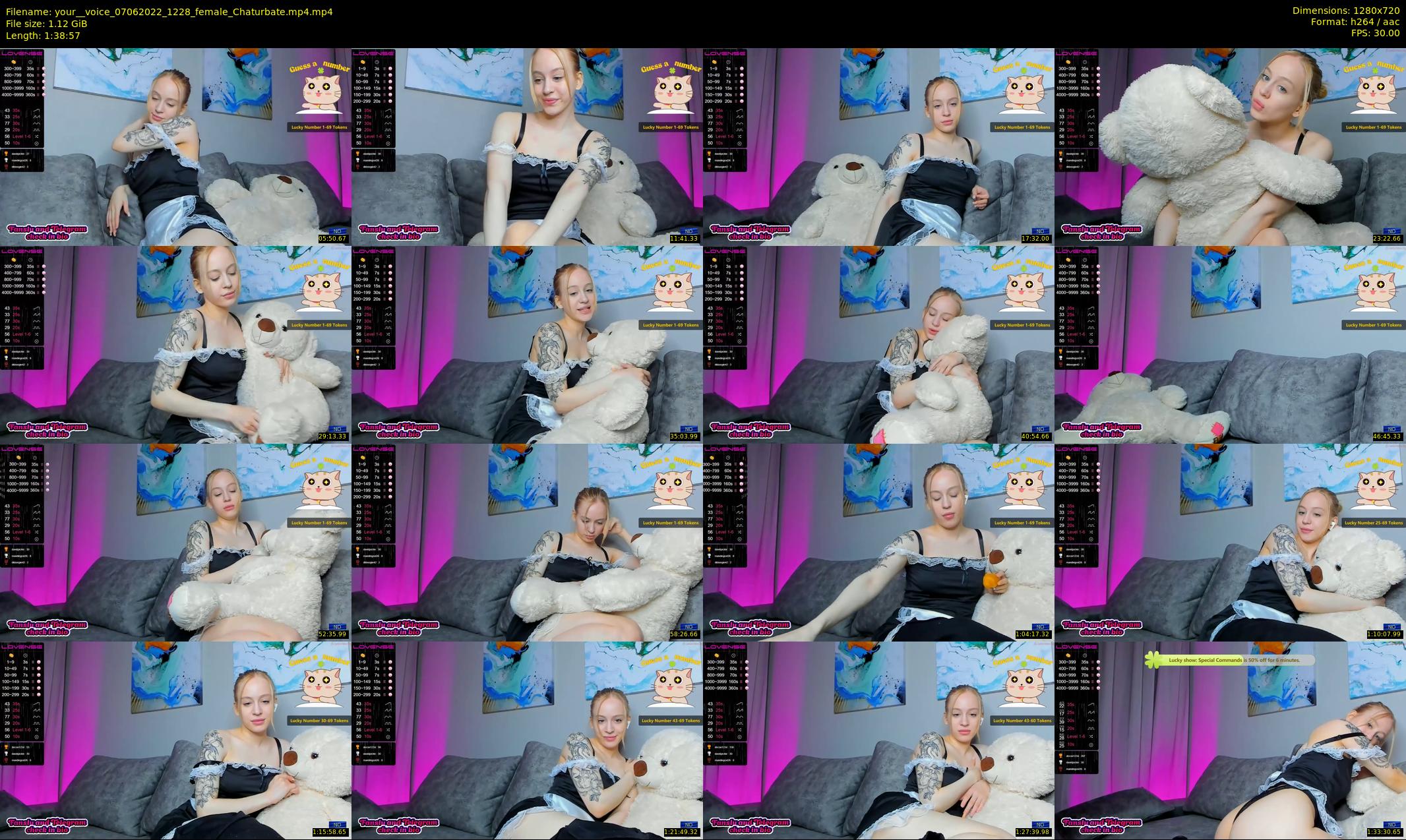 your__voice — 99 minute Chaturbate female cam show recording, 720p, Jun 7, 2022
