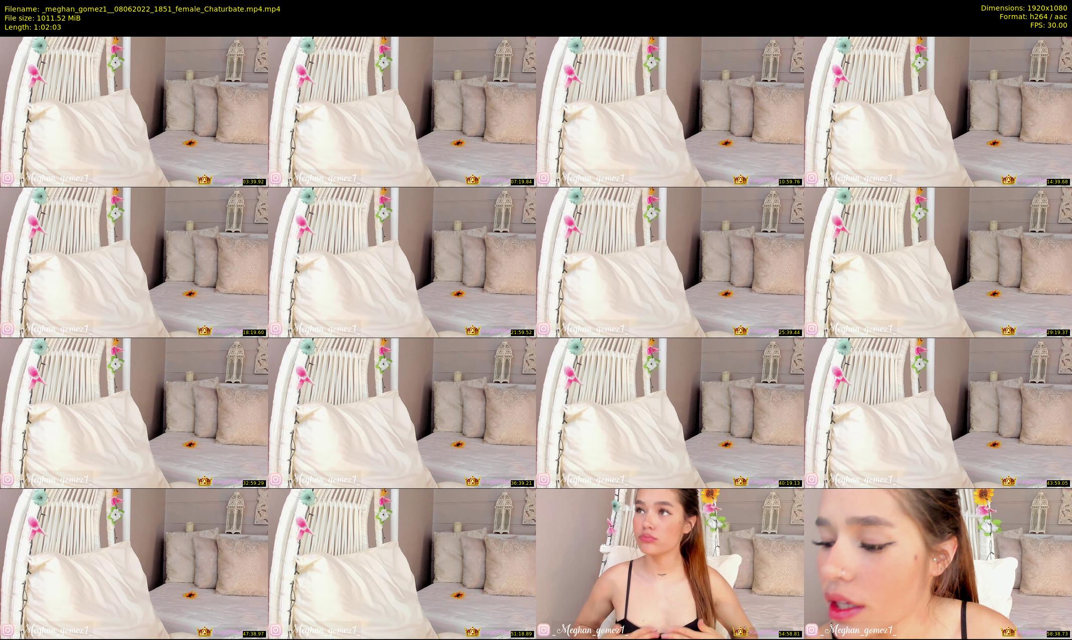 _meghan_gomez1_ — 63 minute Chaturbate female cam show recording, 1080p, Jun 8, 2022