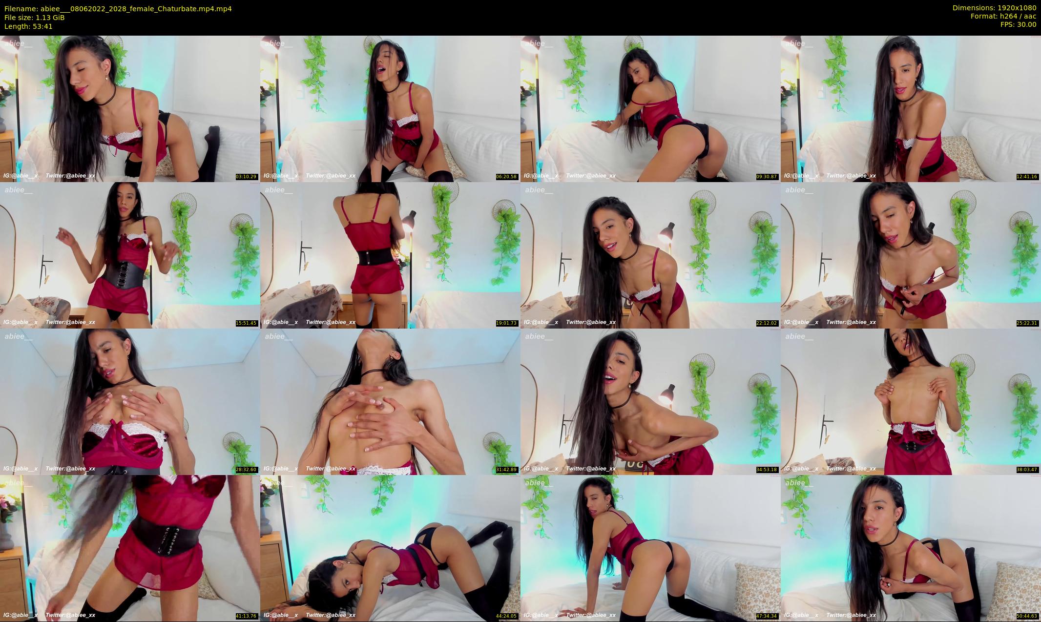 abiee__ — 54 minute Chaturbate female cam show recording, 1080p, Jun 8, 2022
