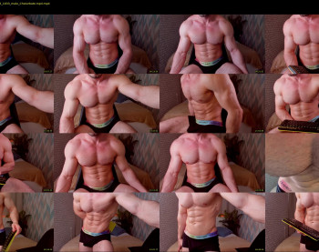 adam_muscle_ — 53 minute Chaturbate male cam show recording, 1080p, Jun 8, 2022