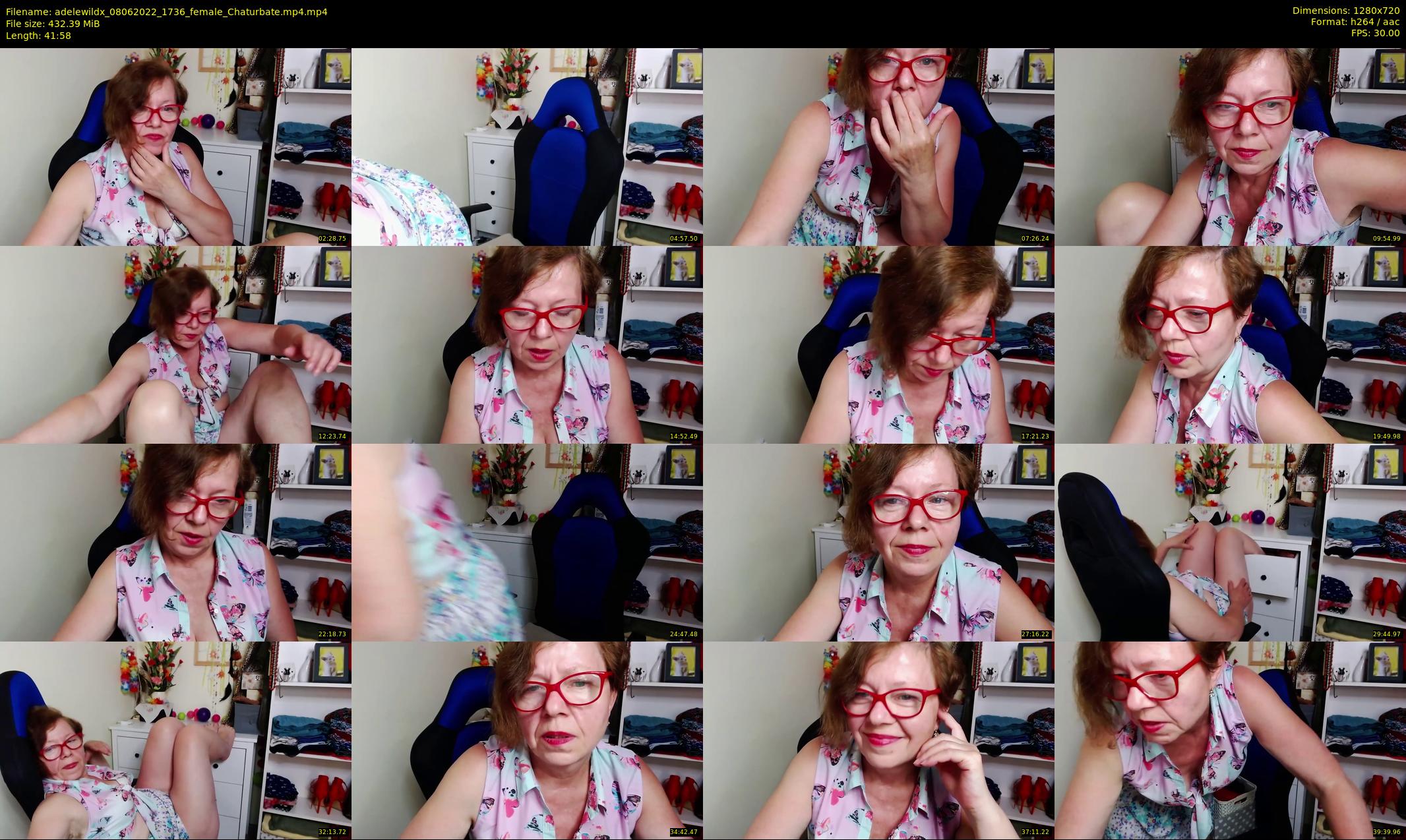 adelewildx — 42 minute Chaturbate female cam show recording, 720p, Jun 8, 2022