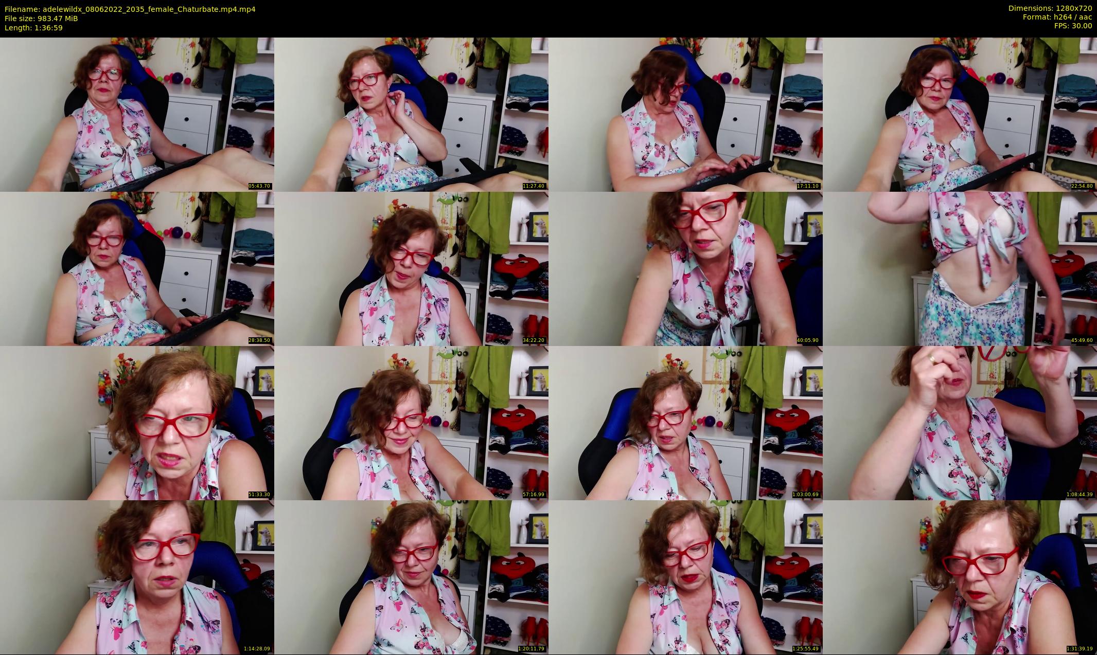adelewildx — 97 minute Chaturbate female cam show recording, 720p, Jun 8, 2022