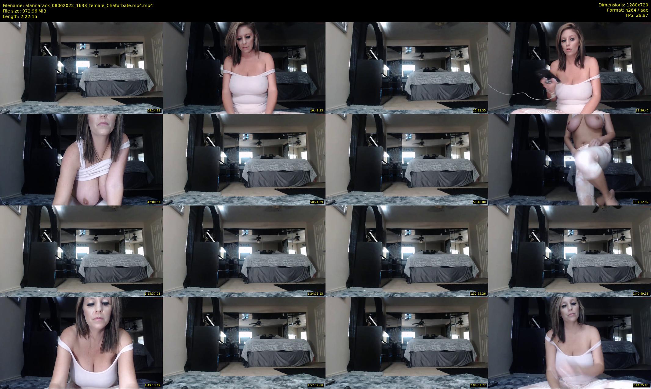 alannarack — 143 minute Chaturbate female cam show recording, 720p, Jun 8, 2022