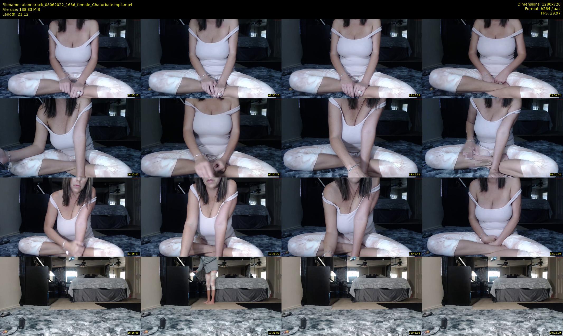 alannarack — 22 minute Chaturbate female cam show recording, 720p, Jun 8, 2022