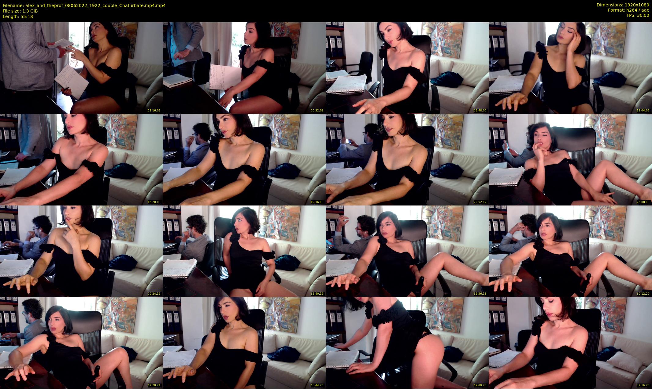 alex_and_theprof — 56 minute Chaturbate couple cam show recording, 1080p, Jun 8, 2022