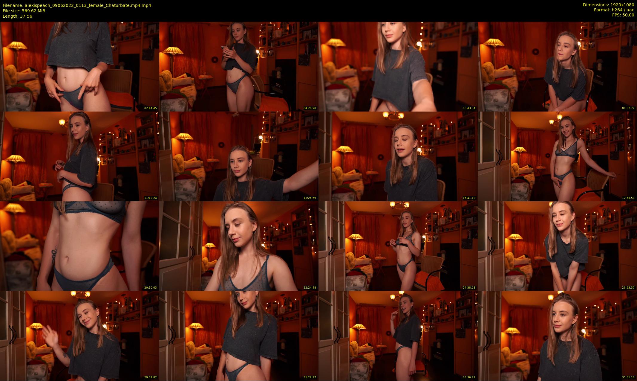 alexispeach — 38 minute Chaturbate female cam show recording, 1080p, Jun 9, 2022