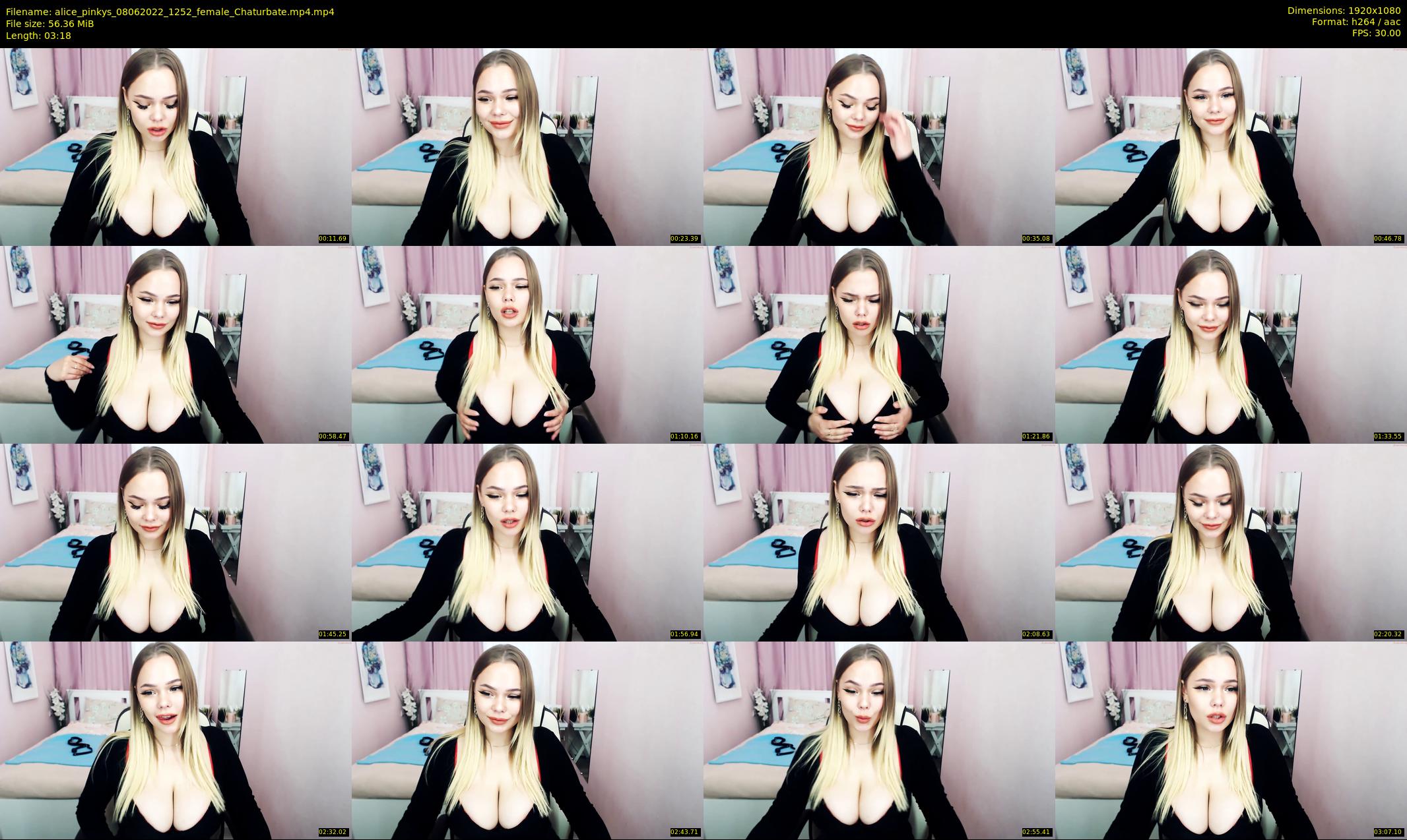 alice_pinkys — 4 minute Chaturbate female cam show recording, 1080p, Jun 8, 2022