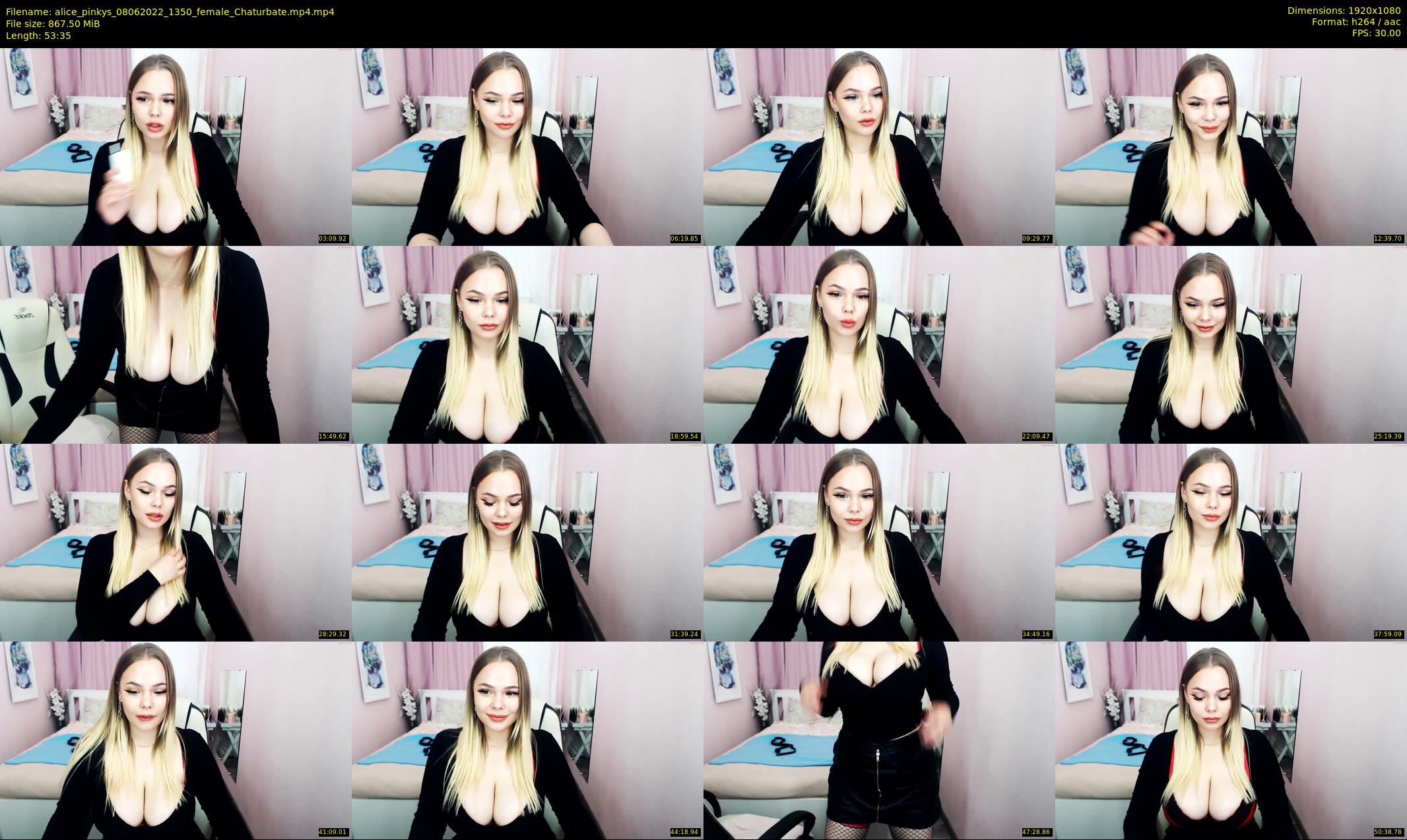alice_pinkys — 54 minute Chaturbate female cam show recording, 1080p, Jun 8, 2022
