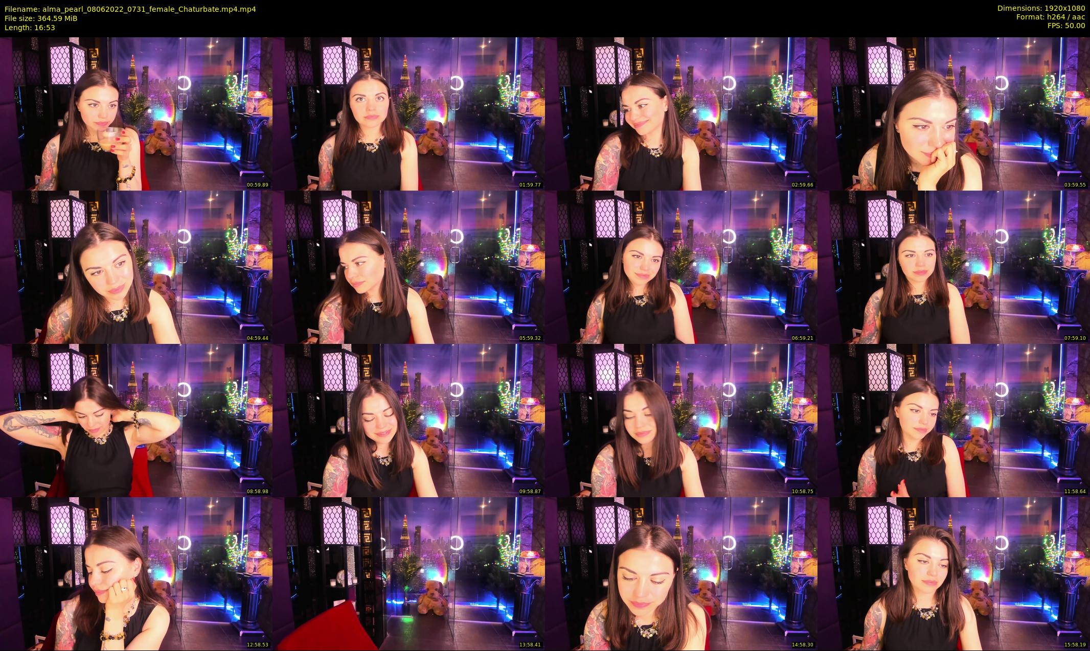 alma_pearl — 17 minute Chaturbate female cam show recording, 1080p, Jun 8, 2022
