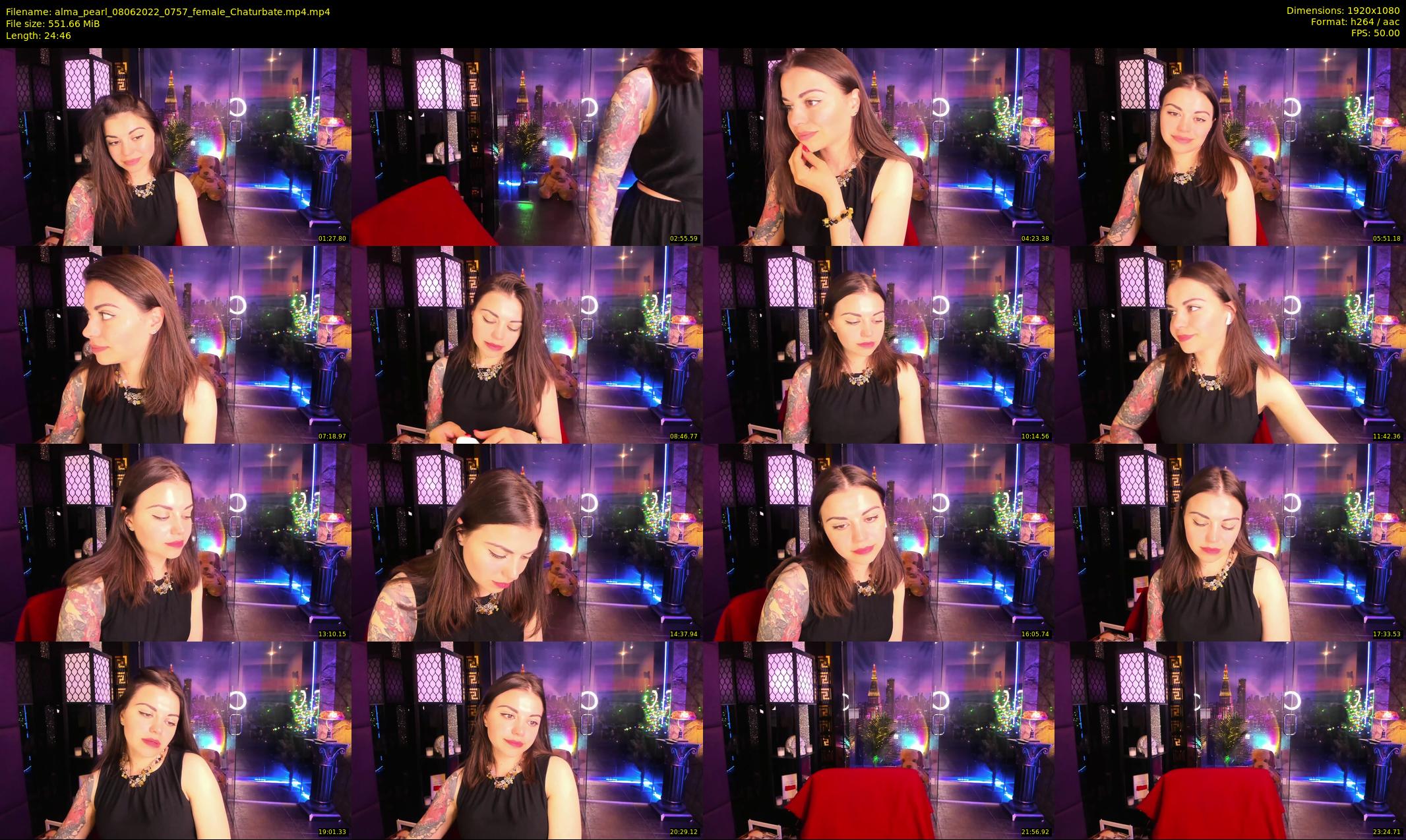alma_pearl — 25 minute Chaturbate female cam show recording, 1080p, Jun 8, 2022