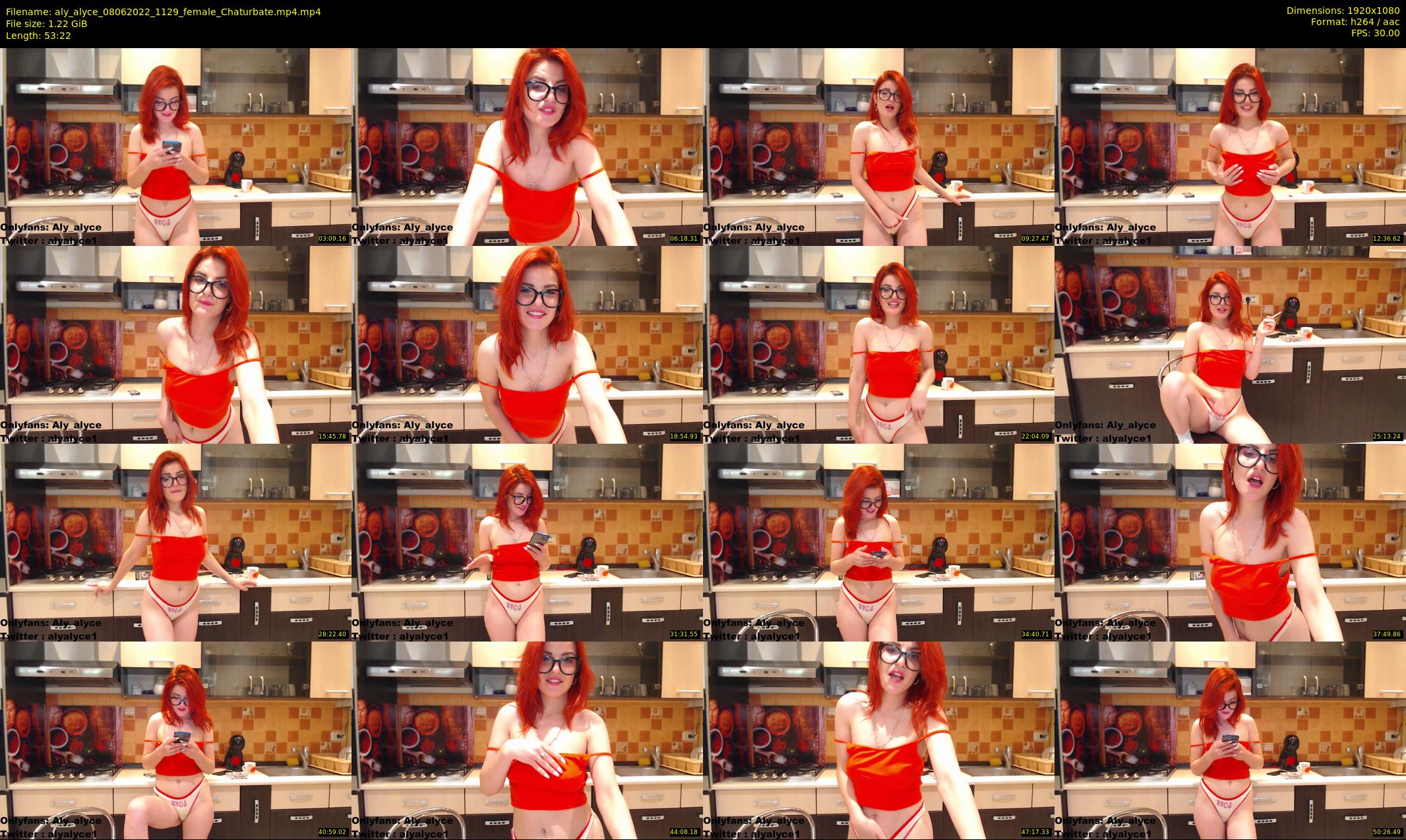 aly_alyce — 54 minute Chaturbate female cam show recording, 1080p, Jun 8, 2022