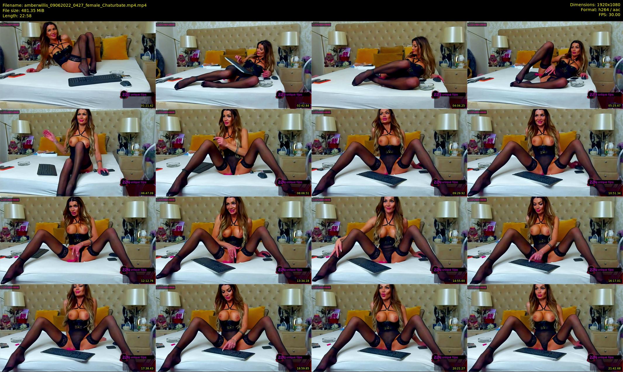 amberwillis — 23 minute Chaturbate female cam show recording, 1080p, Jun 9, 2022