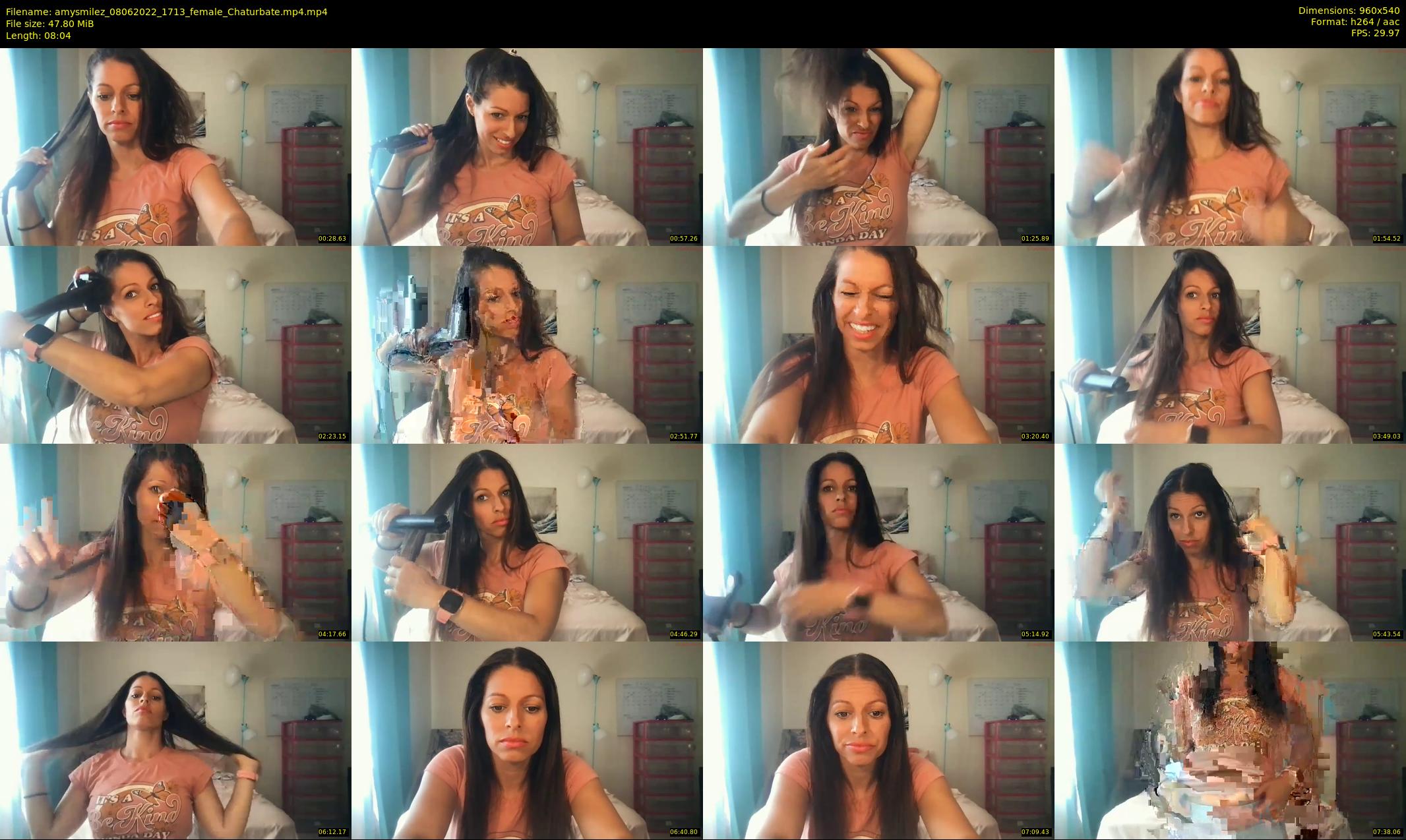 amysmilez — 9 minute Chaturbate female cam show recording, 480p, Jun 8, 2022