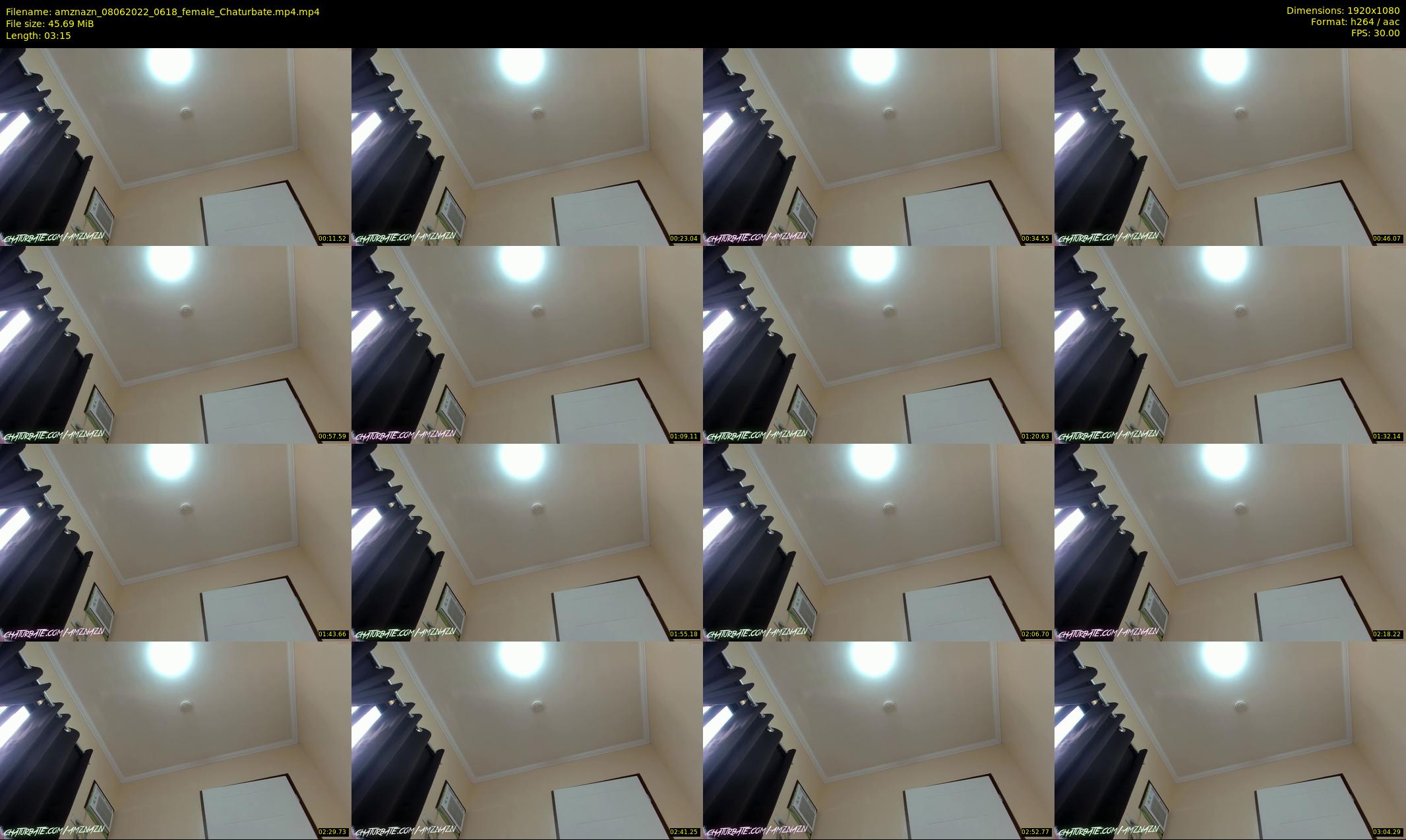 amznazn — 4 minute Chaturbate female cam show recording, 1080p, Jun 8, 2022
