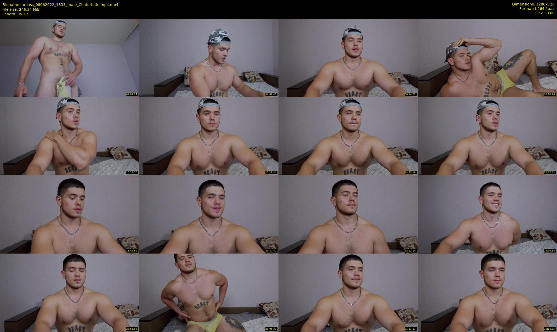 arilass — 36 minute Chaturbate male cam show recording, 720p, Jun 8, 2022