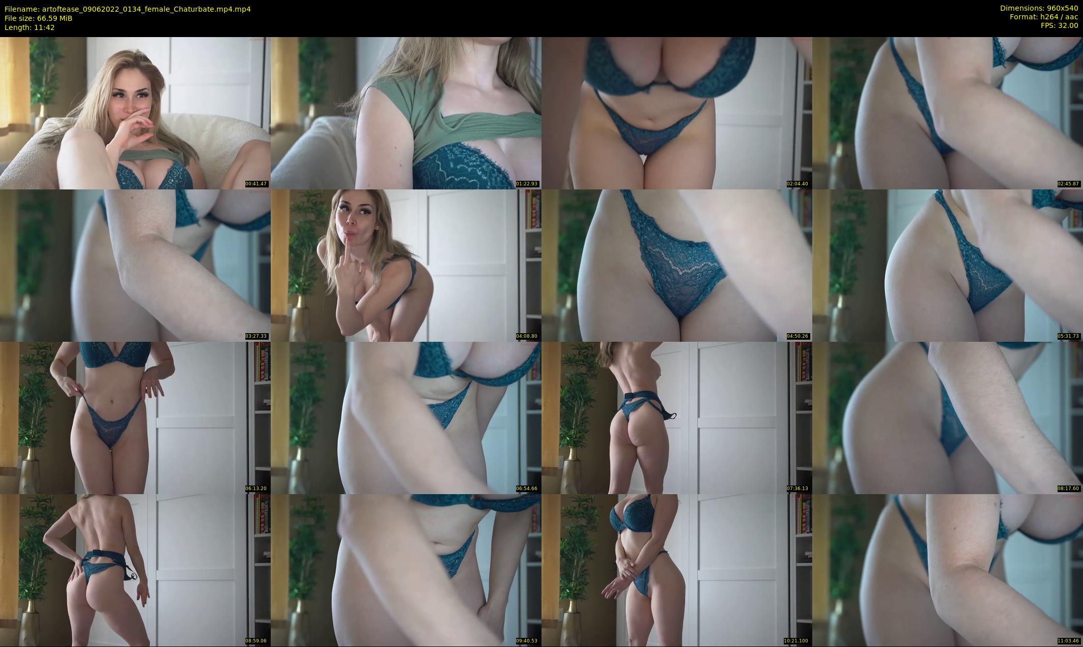 artoftease — 12 minute Chaturbate female cam show recording, 480p, Jun 9, 2022