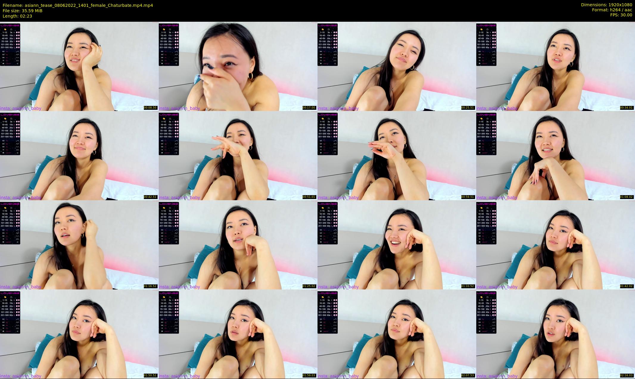 asiann_tease — 3 minute Chaturbate female cam show recording, 1080p, Jun 8, 2022