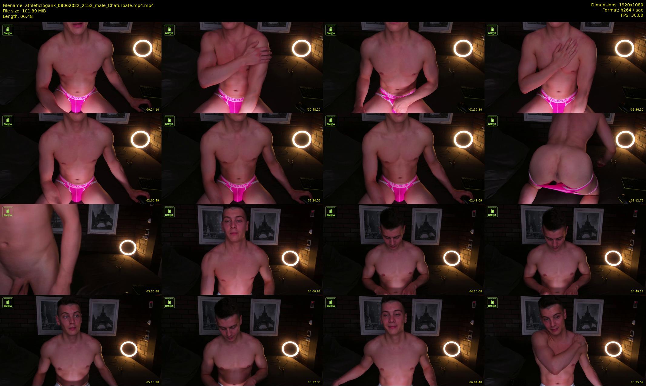 athleticloganx — 7 minute Chaturbate male cam show recording, 1080p, Jun 8, 2022