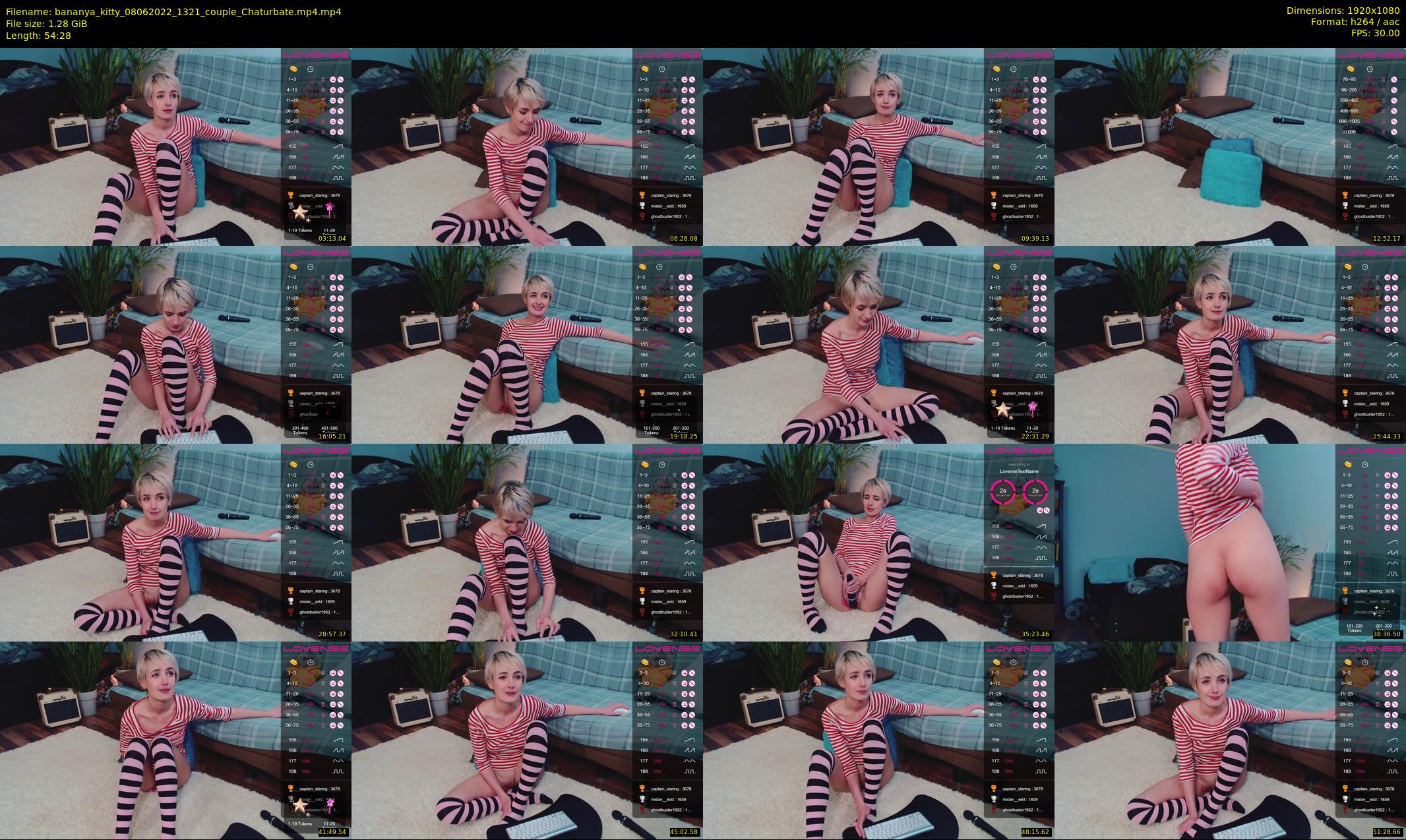 bananya_kitty — 55 minute Chaturbate couple cam show recording, 1080p, Jun 8, 2022