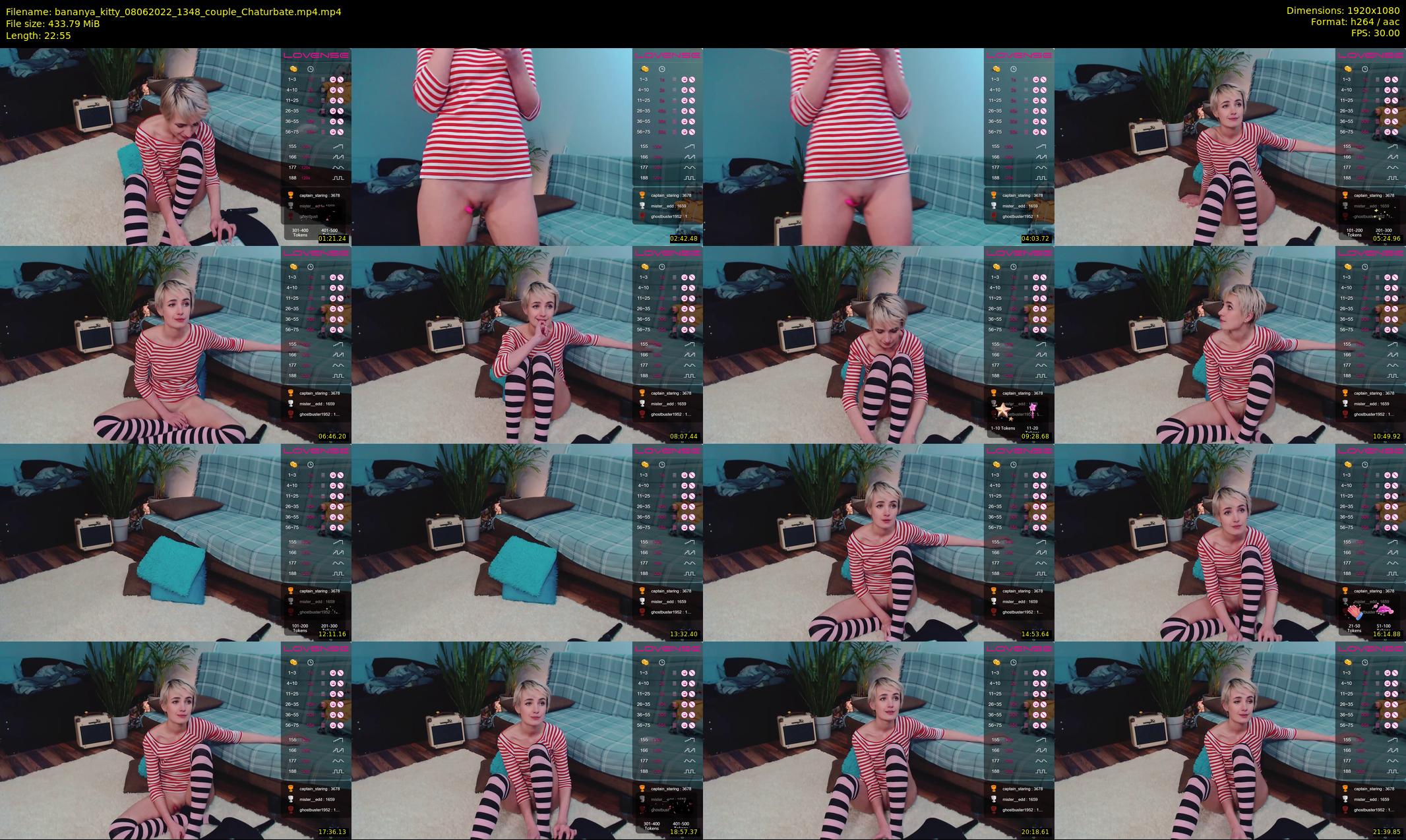 bananya_kitty — 23 minute Chaturbate couple cam show recording, 1080p, Jun 8, 2022