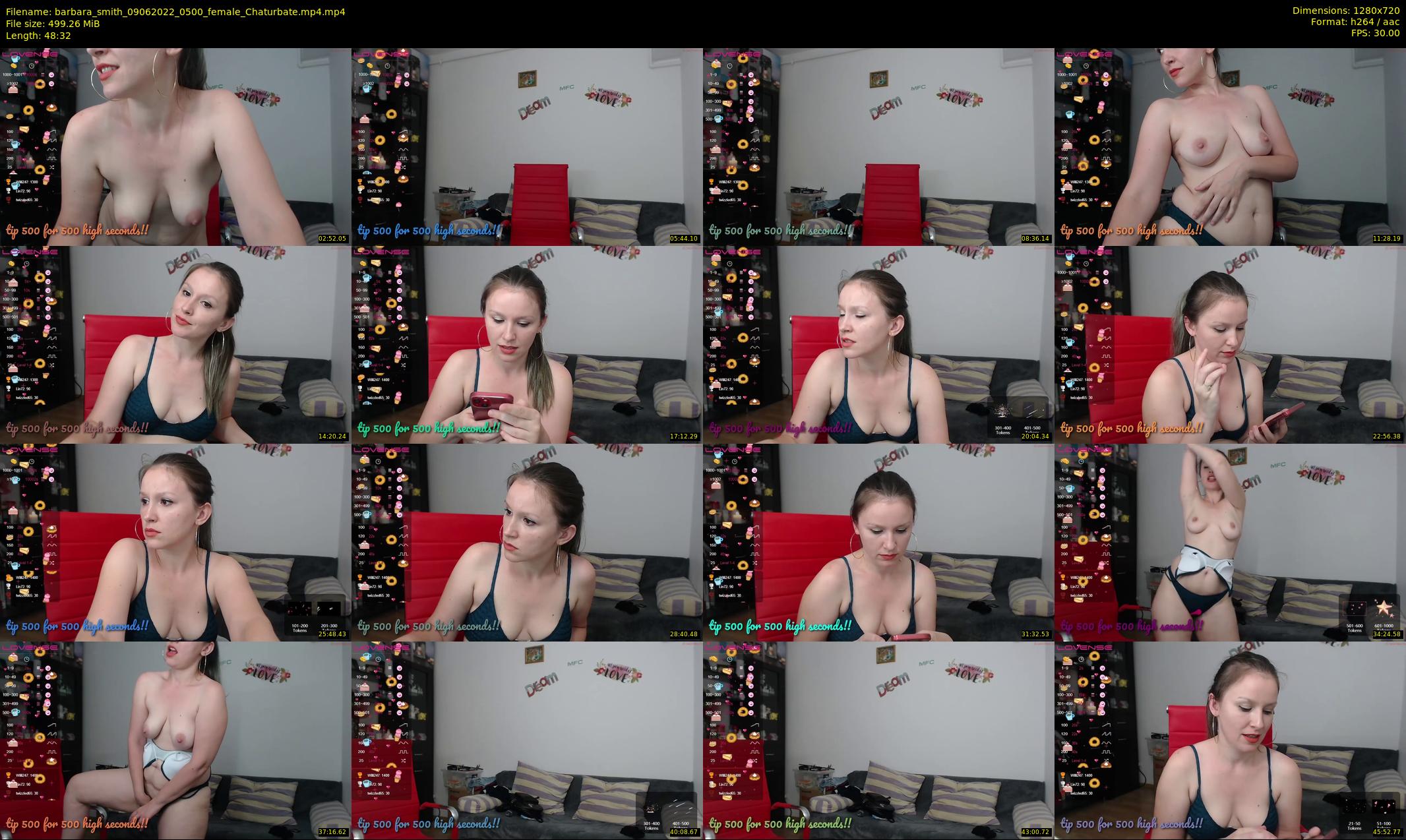 barbara_smith — 49 minute Chaturbate female cam show recording, 720p, Jun 9, 2022