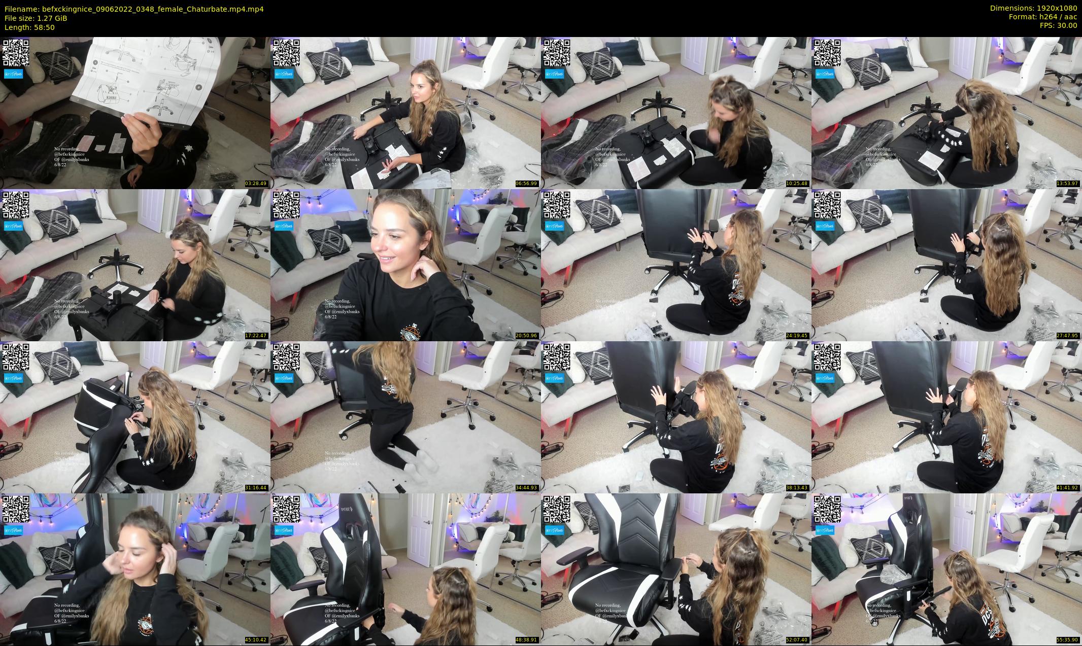 befxckingnice — 59 minute Chaturbate female cam show recording, 1080p, Jun 9, 2022