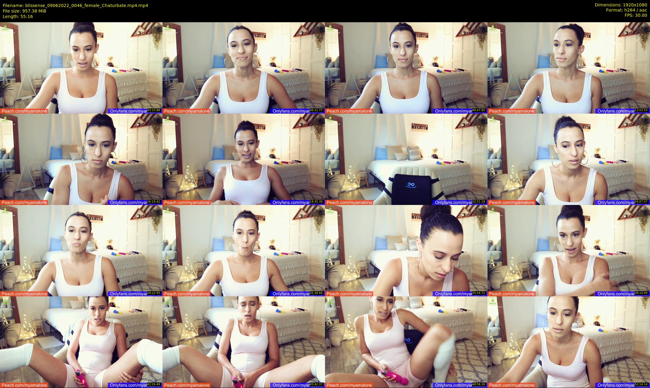 blissense — 56 minute Chaturbate female cam show recording, 1080p, Jun 9, 2022