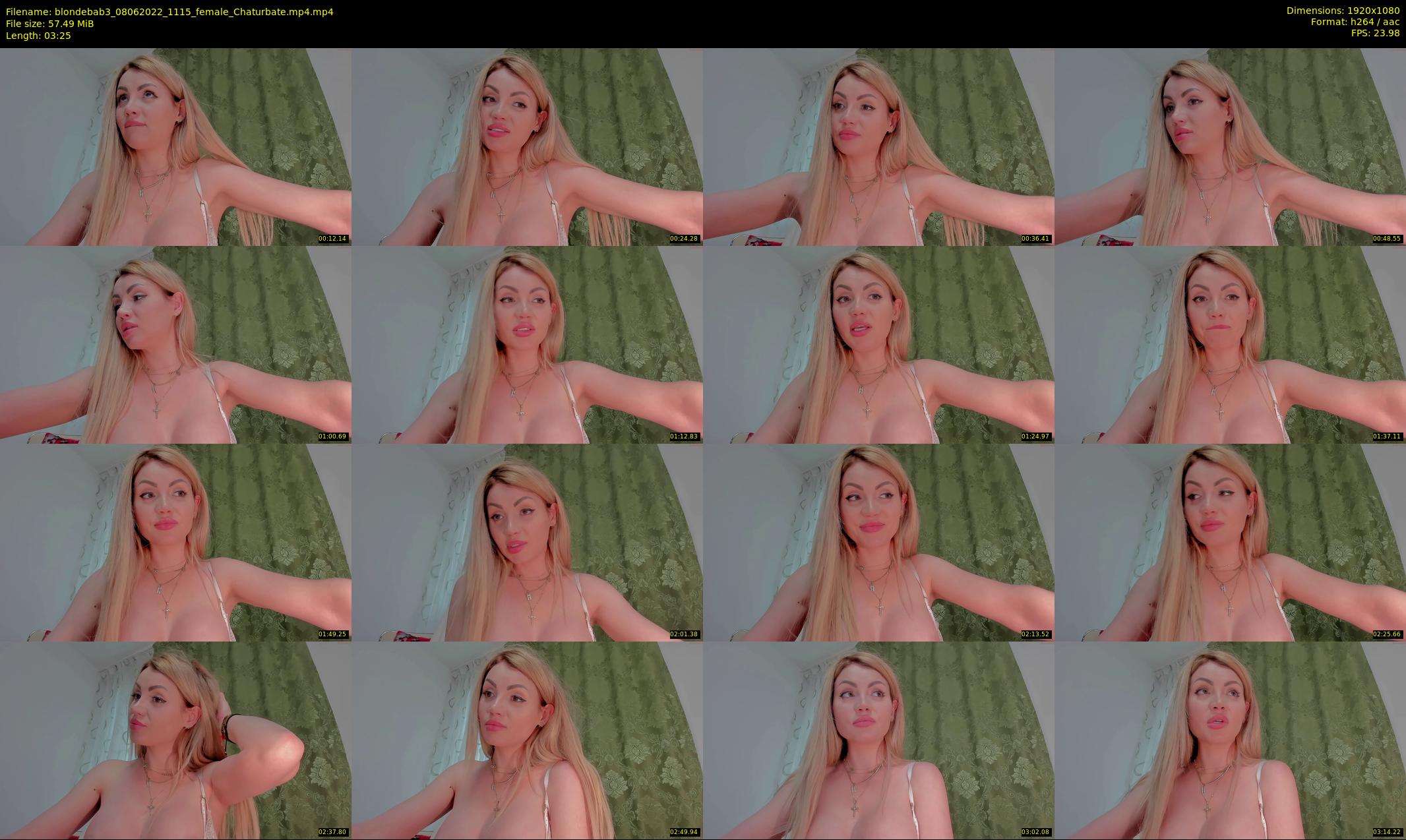 blondebab3 — 4 minute Chaturbate female cam show recording, 1080p, Jun 8, 2022