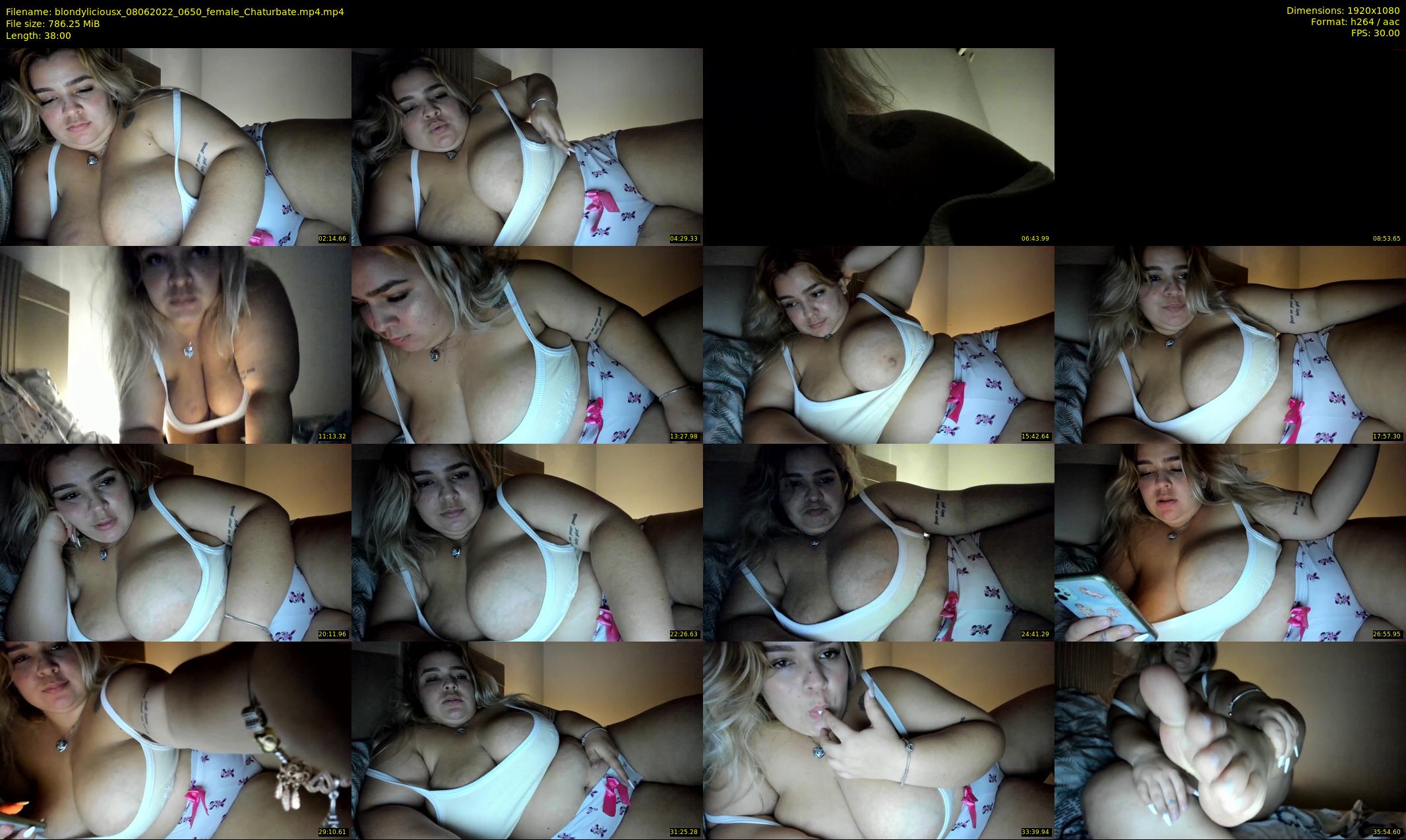 blondyliciousx — 38 minute Chaturbate female cam show recording, 1080p, Jun 8, 2022