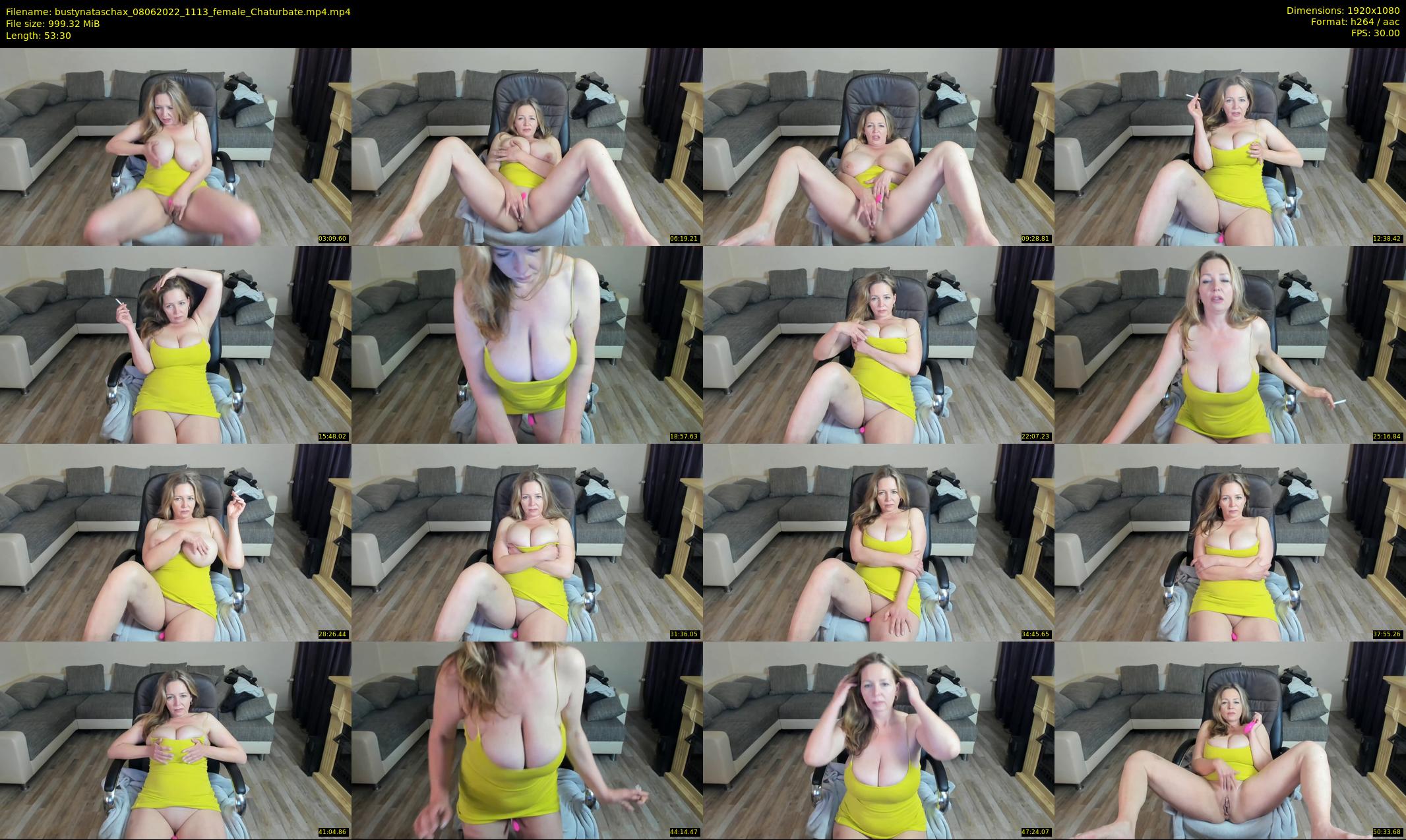 bustynataschax — 54 minute Chaturbate female cam show recording, 1080p, Jun 8, 2022