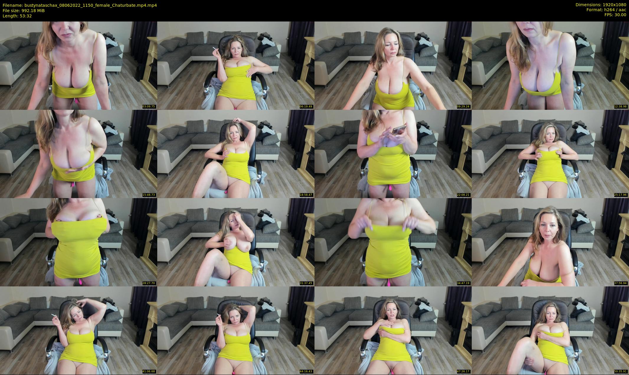 bustynataschax — 54 minute Chaturbate female cam show recording, 1080p, Jun 8, 2022