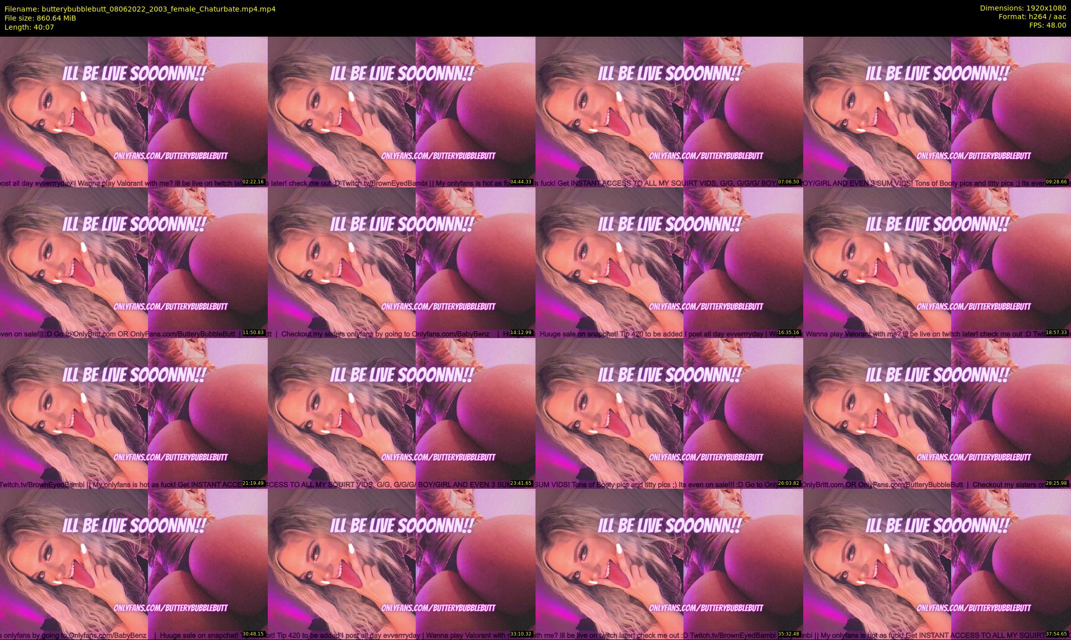 butterybubblebutt — 41 minute Chaturbate couple cam show recording, 1080p, Jun 8, 2022