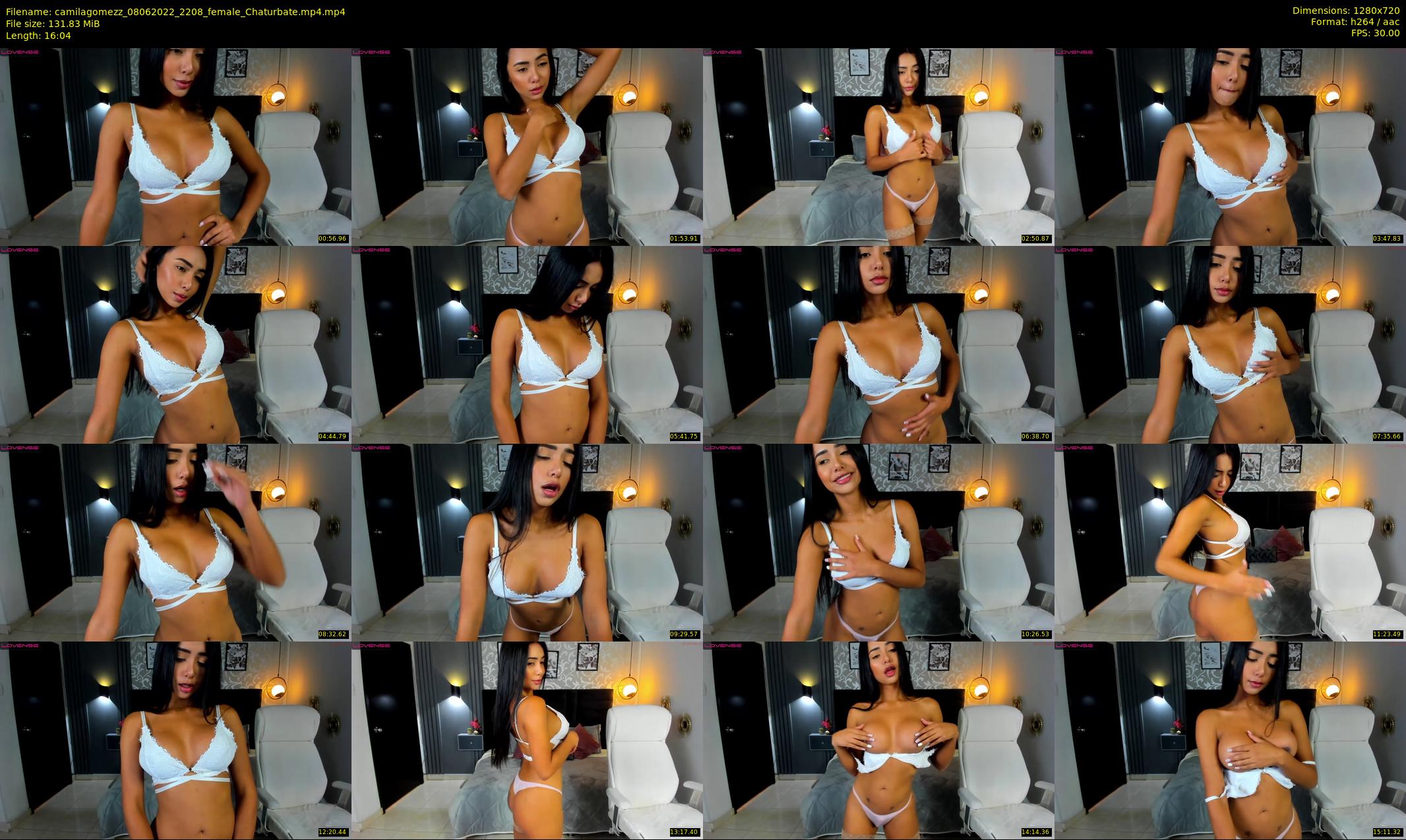 camilagomezz — 17 minute Chaturbate female cam show recording, 720p, Jun 8, 2022
