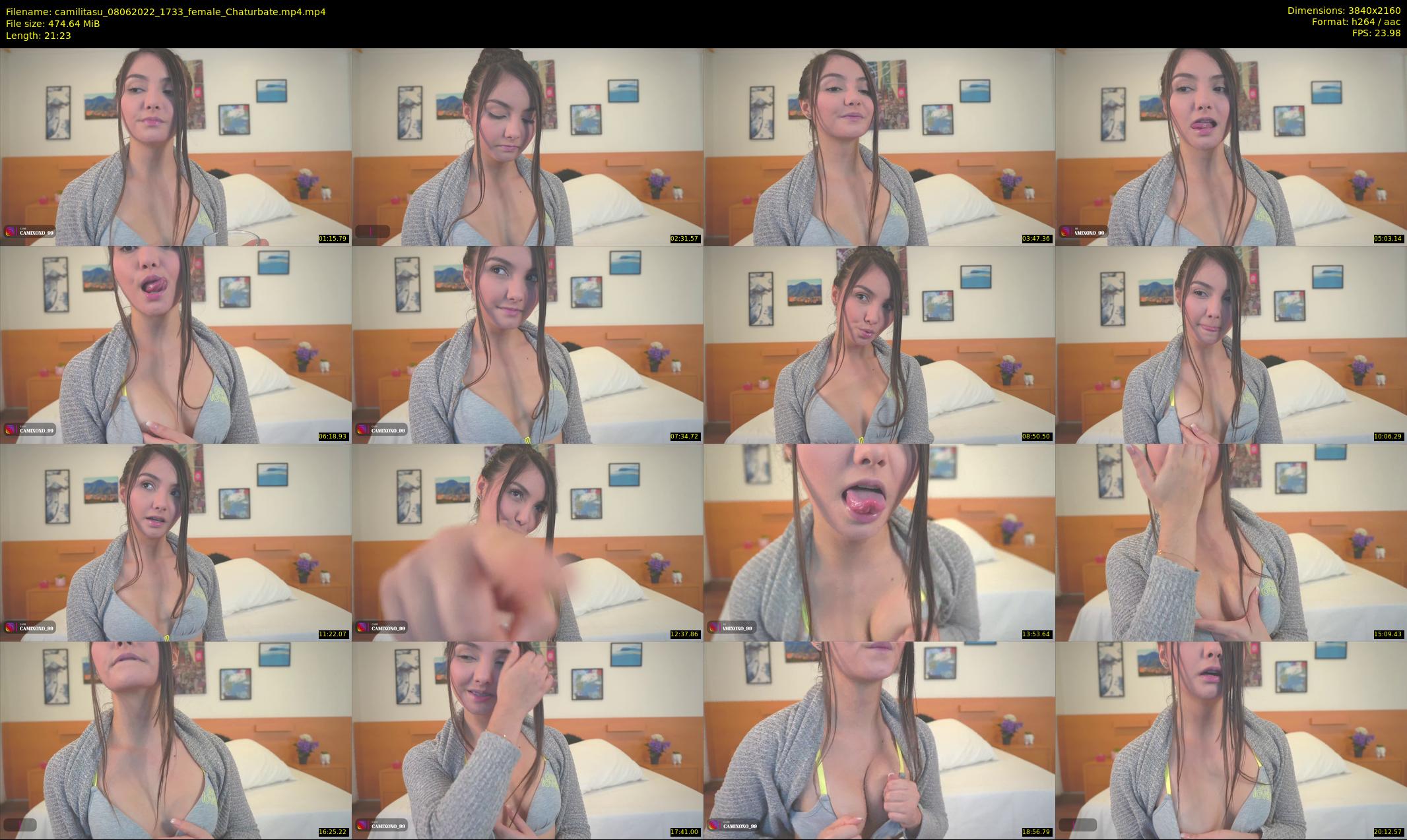 camilitasu — 22 minute Chaturbate female cam show recording, 4K, Jun 8, 2022
