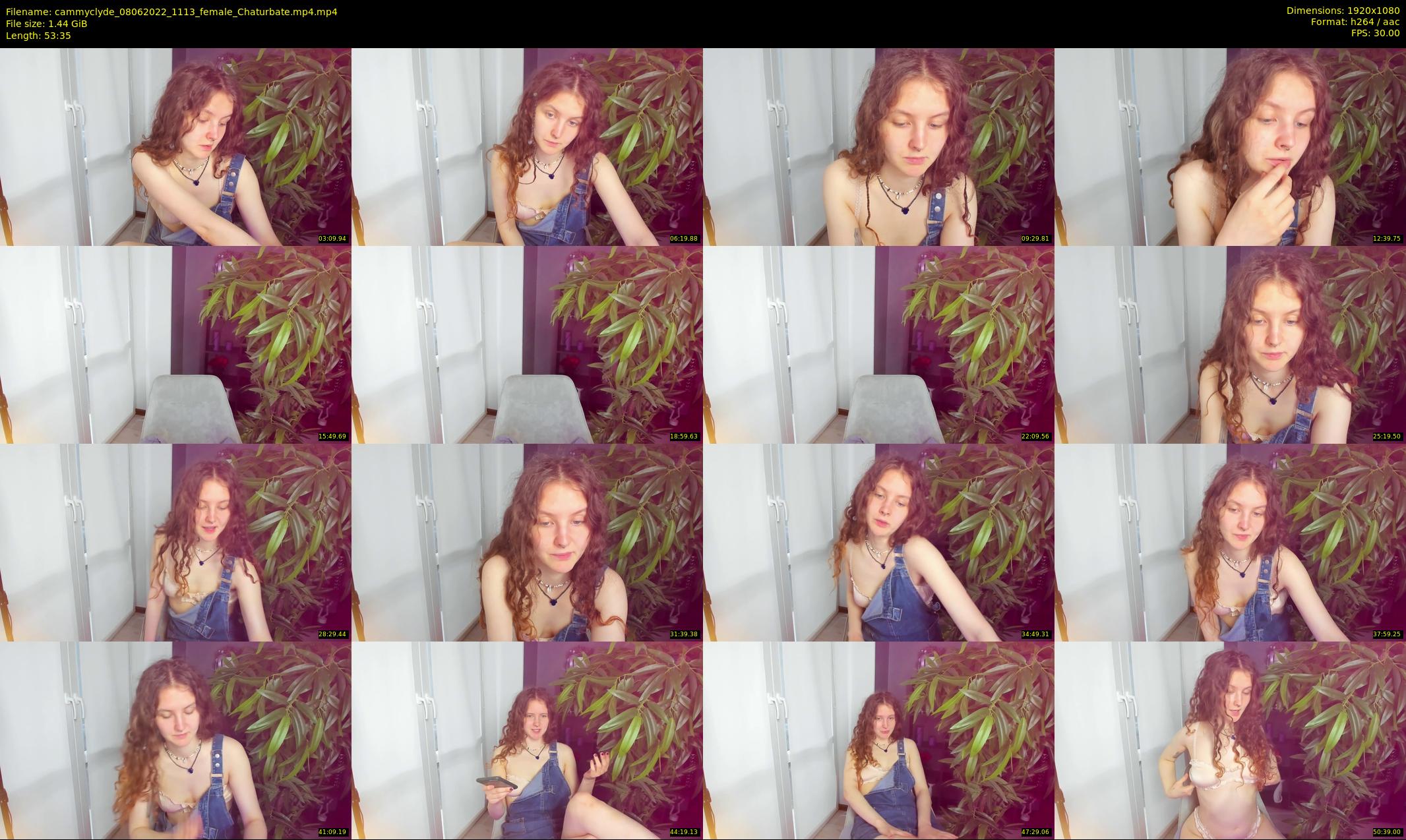 cammyclyde — 54 minute Chaturbate female cam show recording, 1080p, Jun 8, 2022