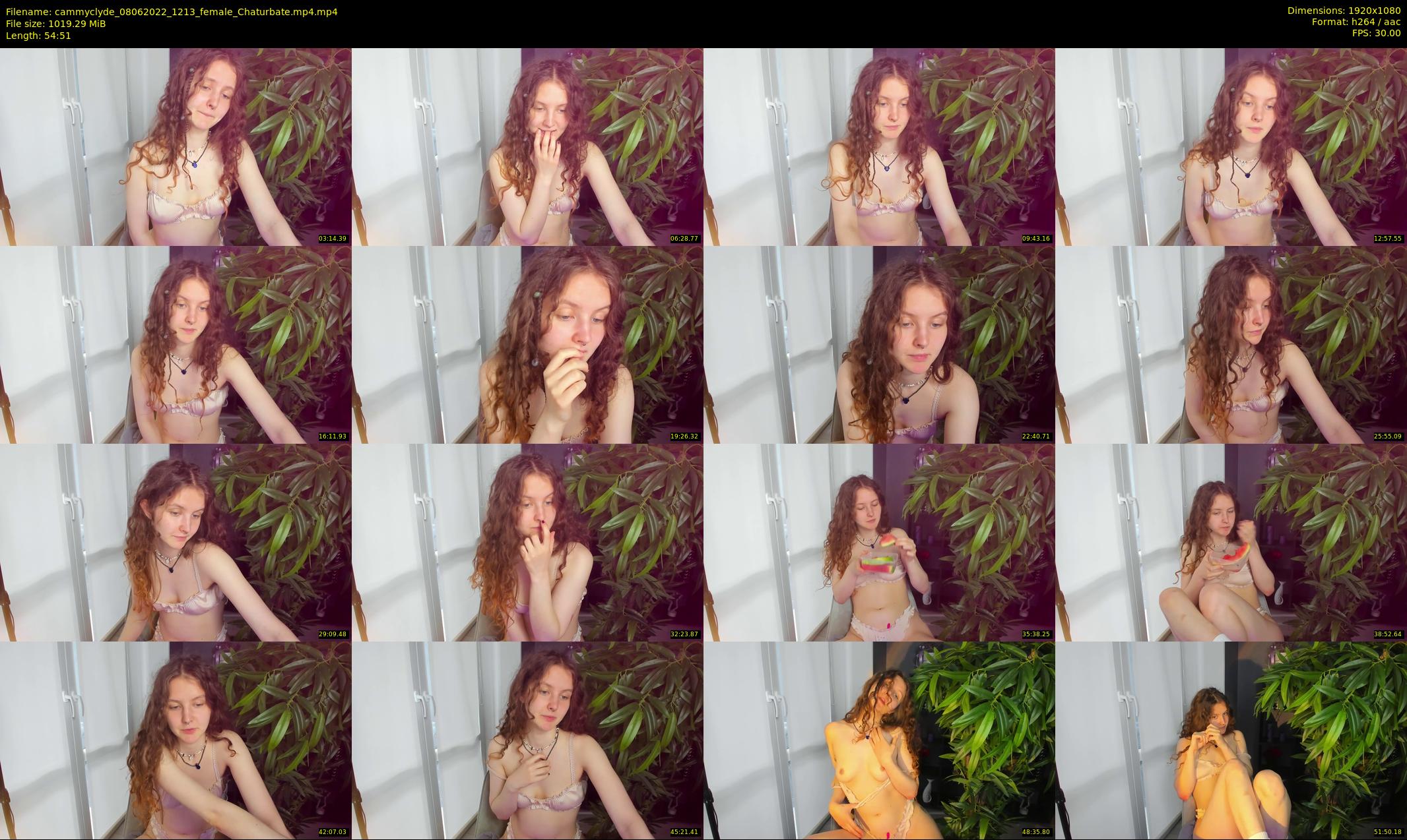 cammyclyde — 55 minute Chaturbate female cam show recording, 1080p, Jun 8, 2022