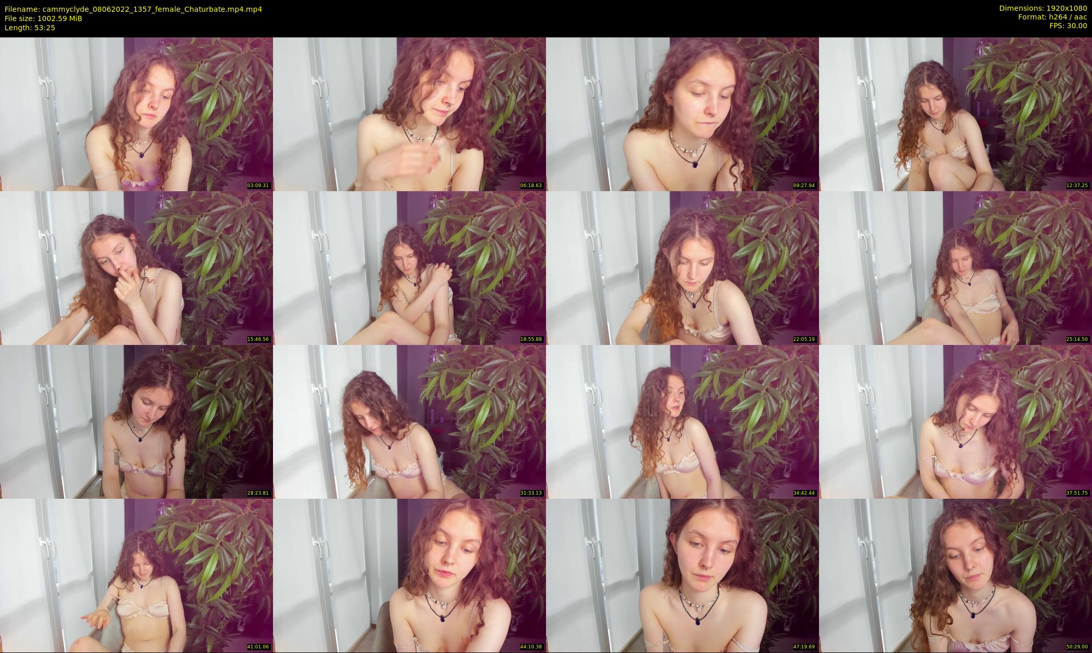 cammyclyde — 54 minute Chaturbate female cam show recording, 1080p, Jun 8, 2022