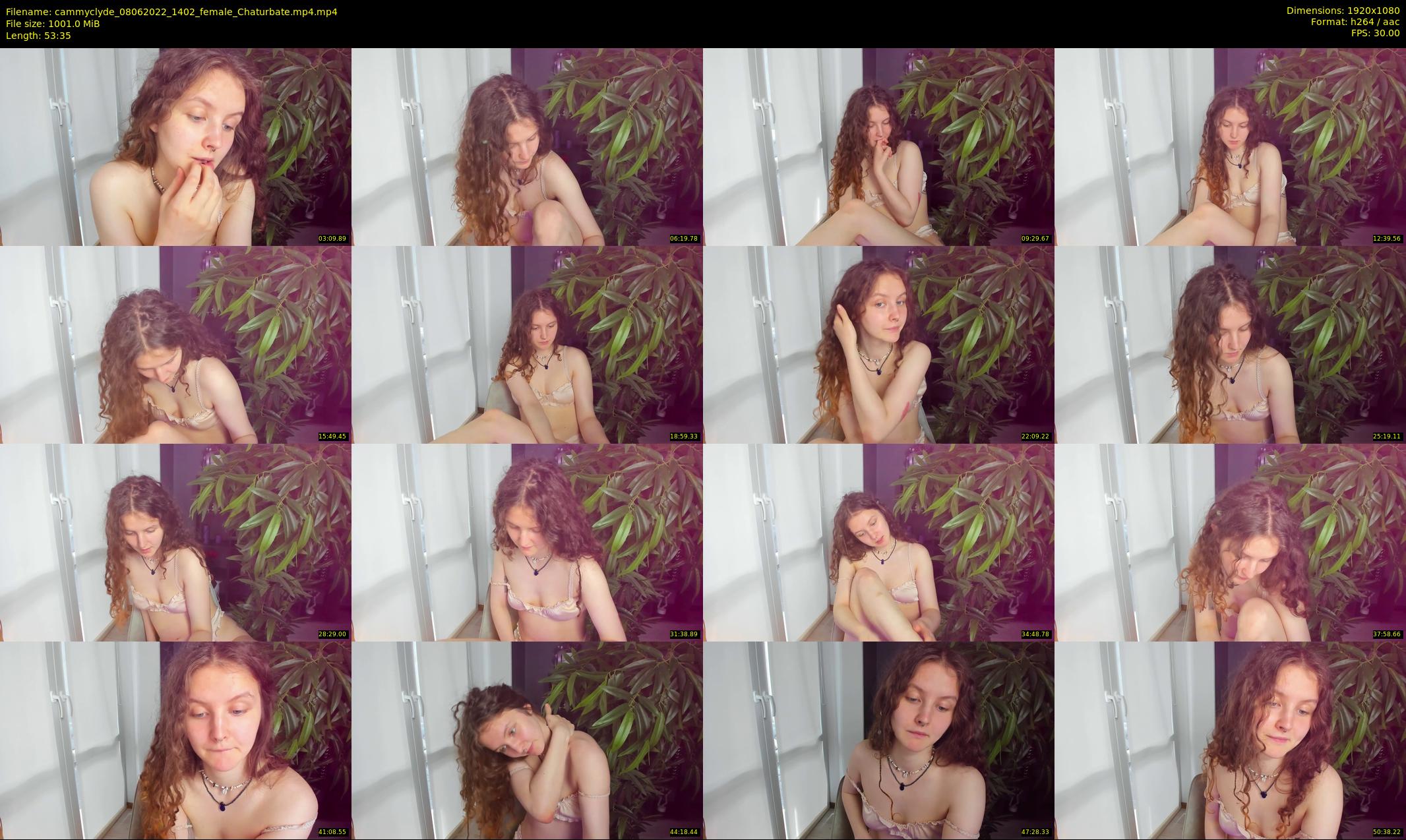 cammyclyde — 54 minute Chaturbate female cam show recording, 1080p, Jun 8, 2022